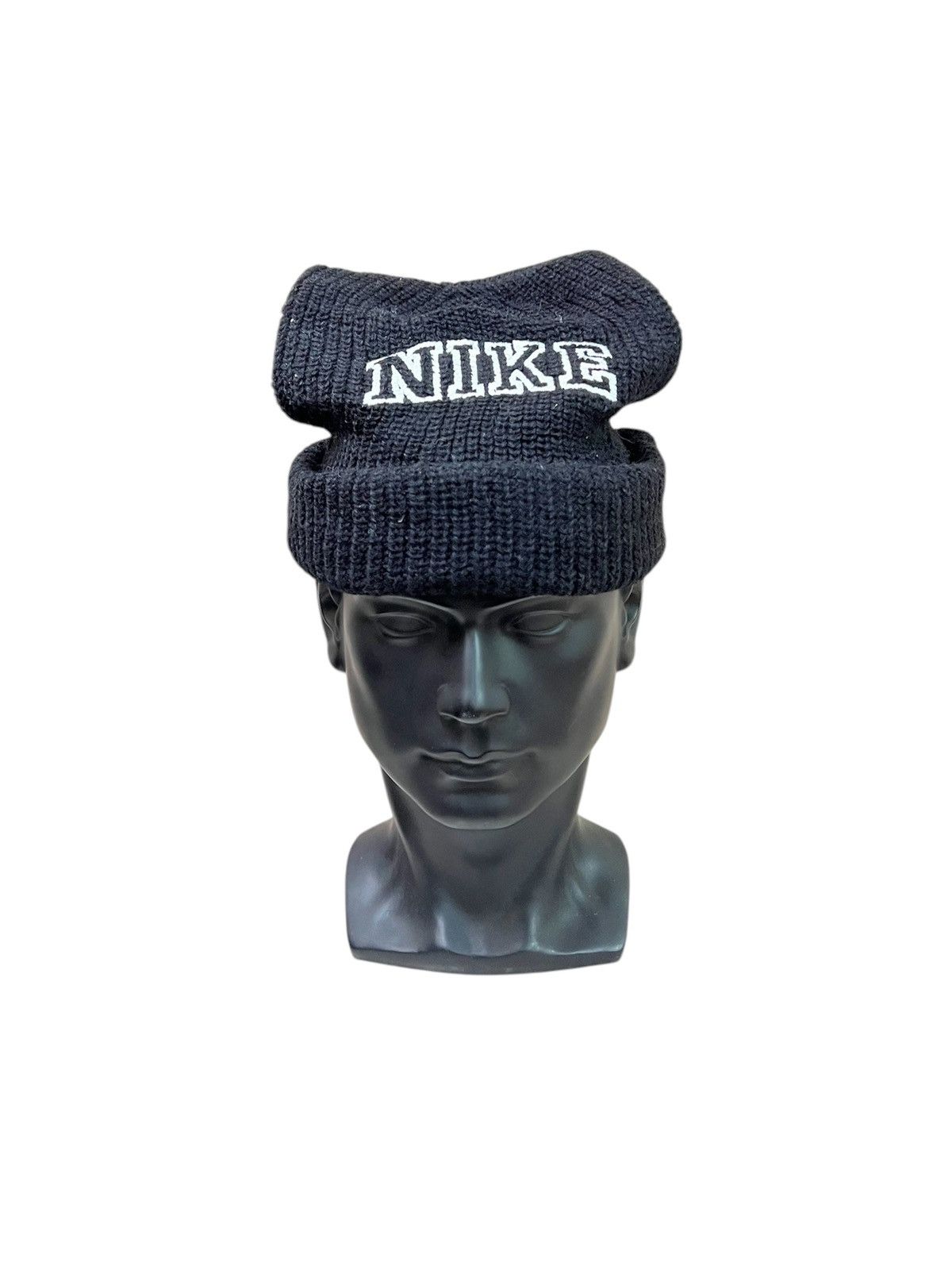 Nike Vintage Nike Spell Out Beanie Hats Size ONE SIZE - 1 Thumbnail