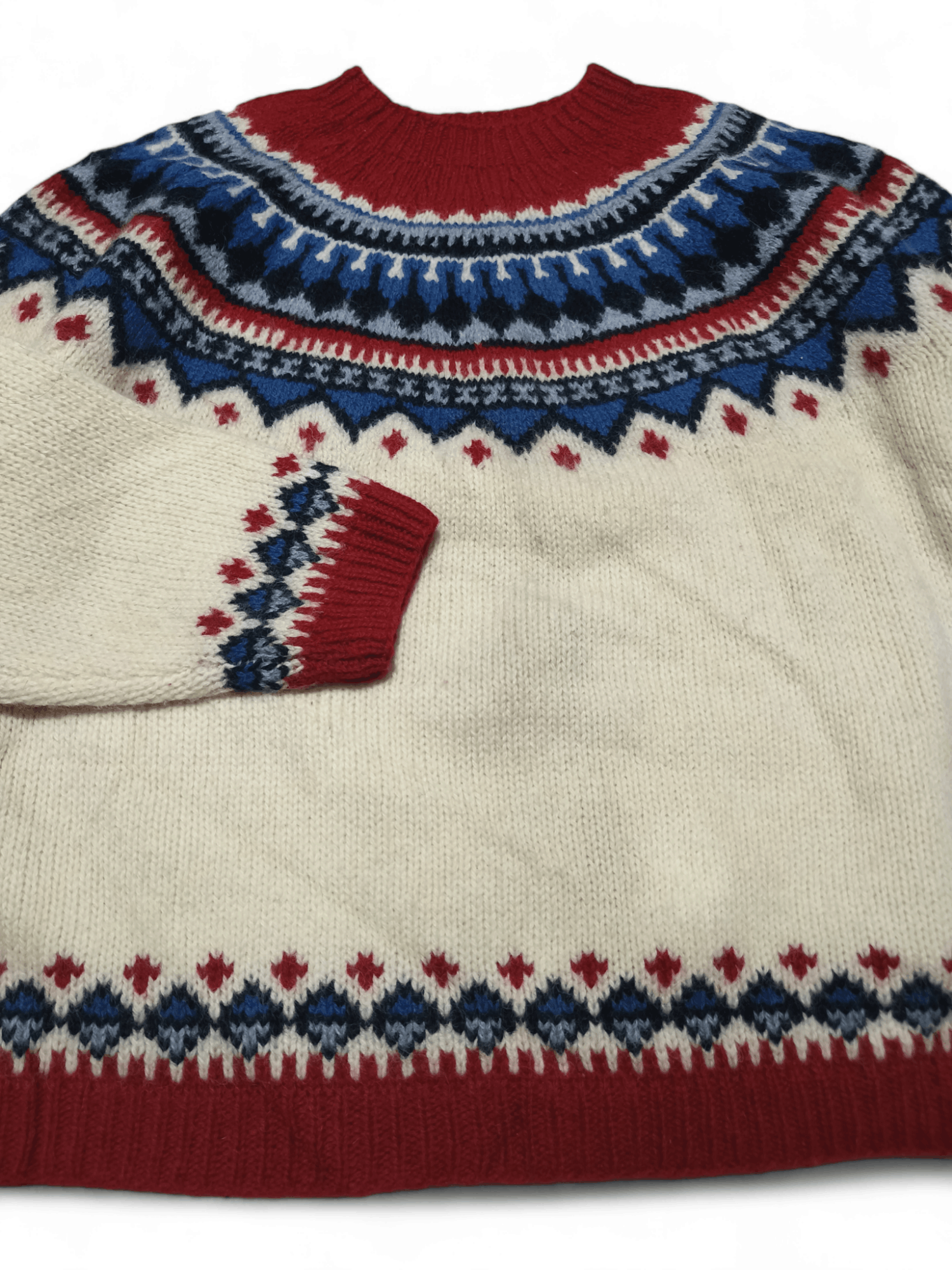 Eddie Bauer Vintage EDDIE BAUER Ethnic Aztec Motifs Knit Thick Sweater Size US L / EU 52-54 / 3 - 3 Thumbnail