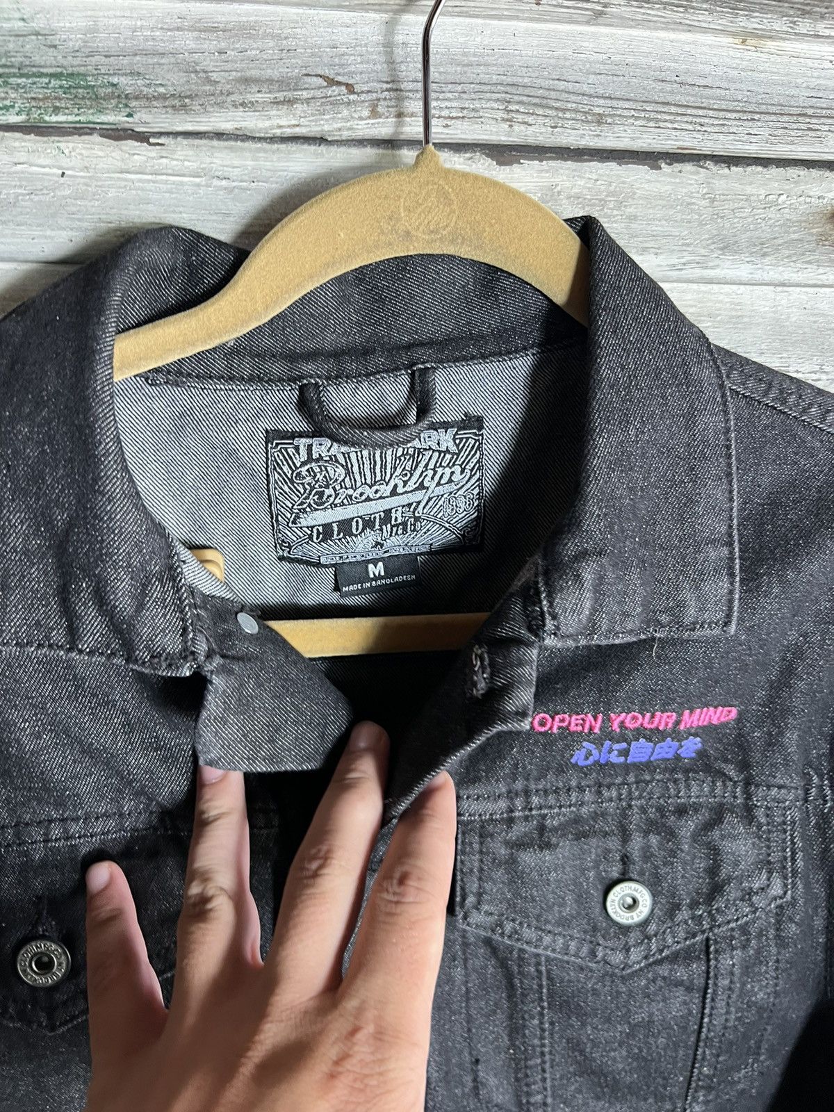 Other Open Your Mind Denim Jacket Size US M / EU 48-50 / 2 - 4 Thumbnail