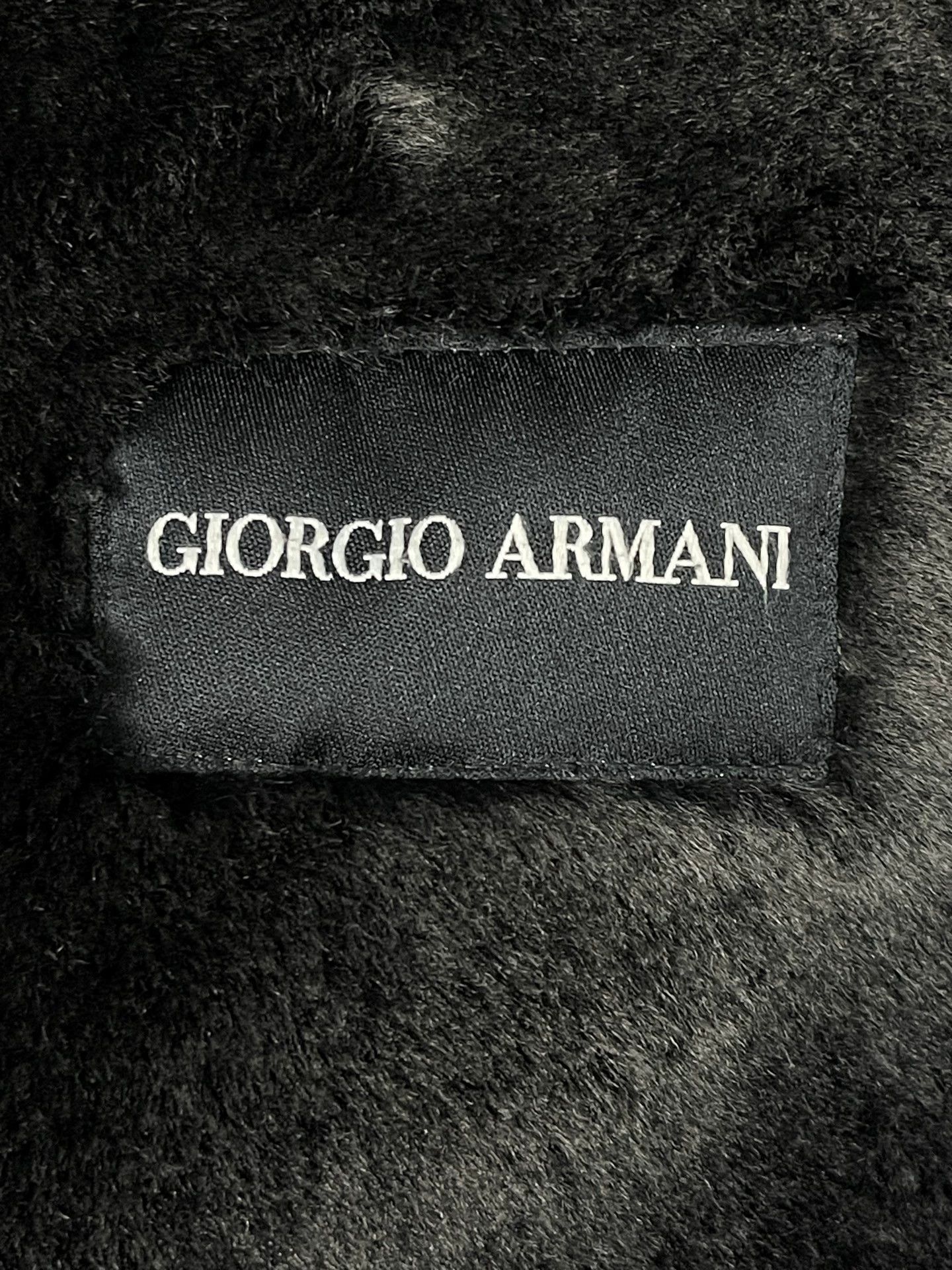 Giorgio Armani Giorgio Armani Colorblocked Shearling Jacket Sz 5 Size US M / EU 48-50 / 2 - 5 Thumbnail
