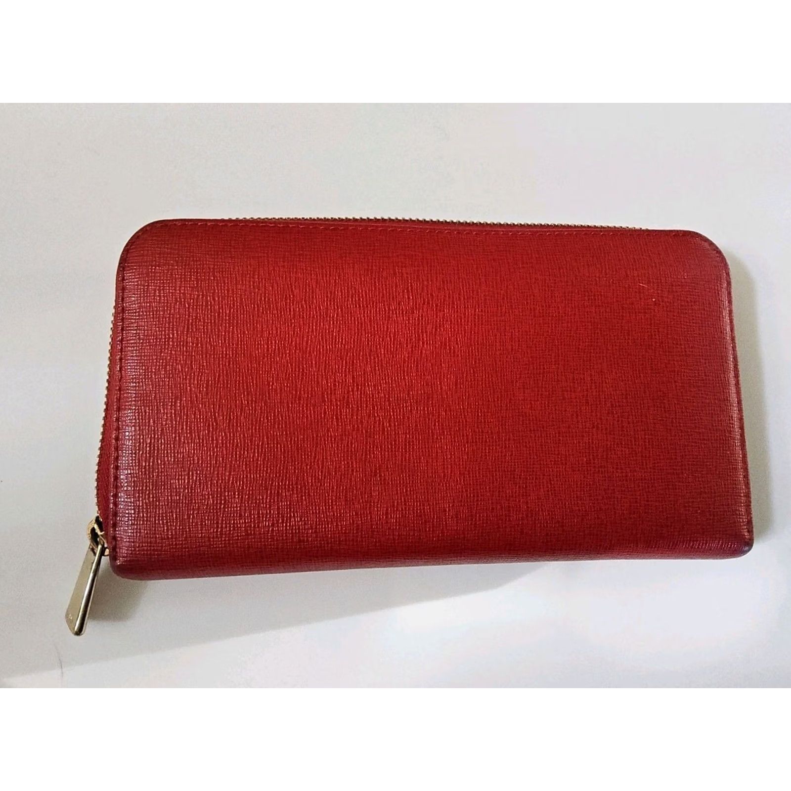 Furla Furla Wallet Zip-Around Leather Full Size Long Red Womens Size ONE SIZE - 2 Thumbnail