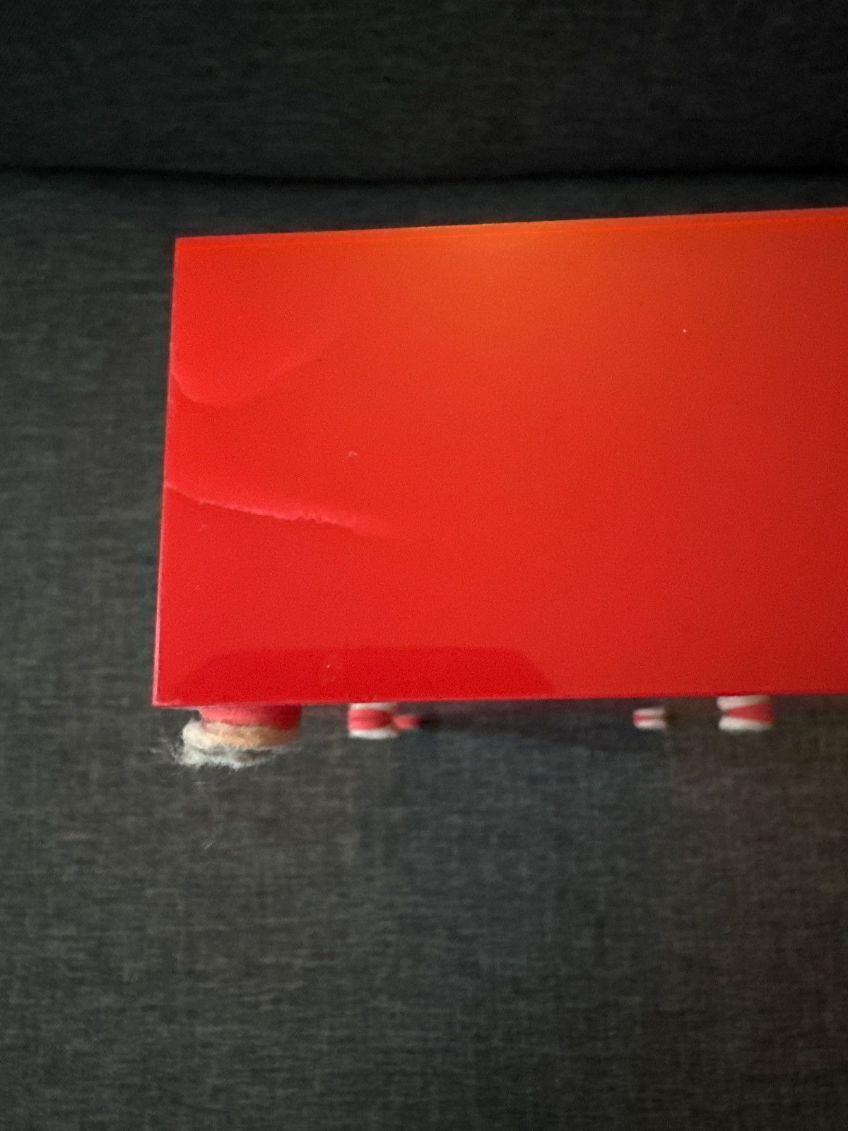 Supreme Supreme Acrylic Lucite Box Red Size ONE SIZE - 7 Thumbnail
