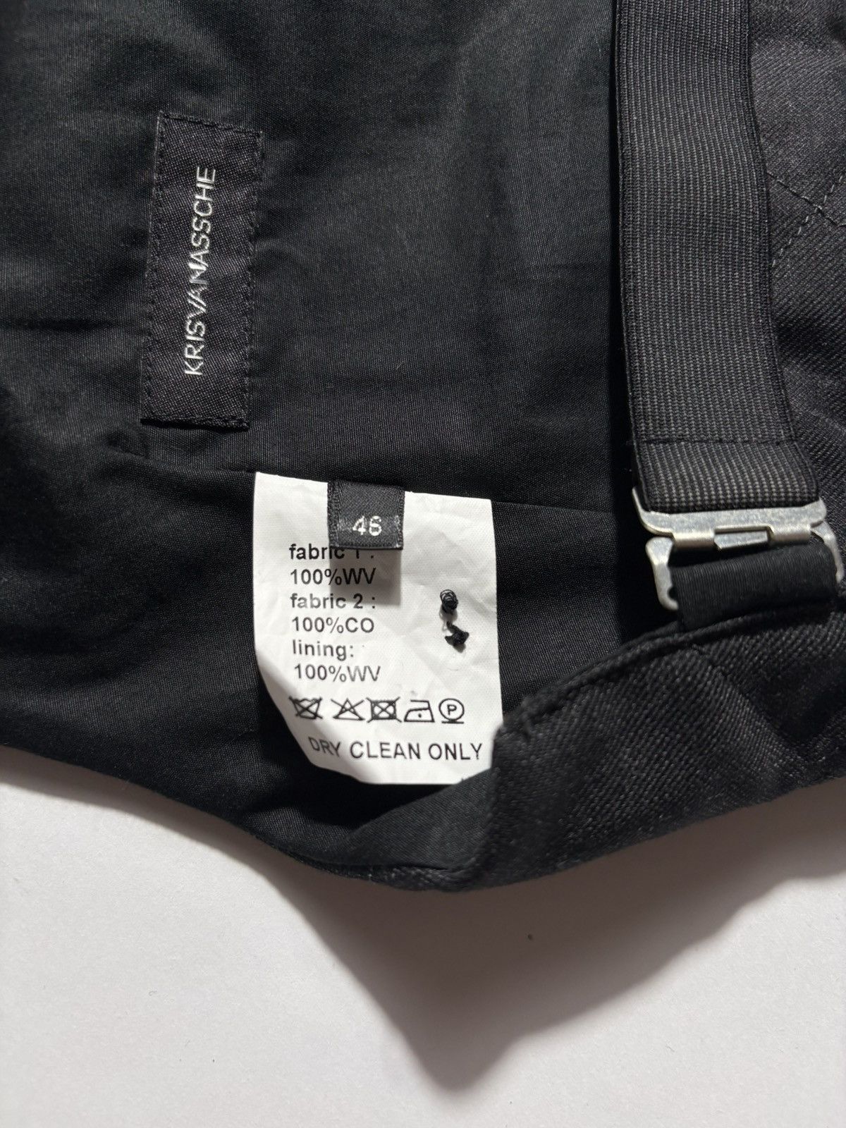 Kris Van Assche KRIS VAN ASSCHE SINGLE BREASTED LACE UP VEST Size 46S - 7 Thumbnail