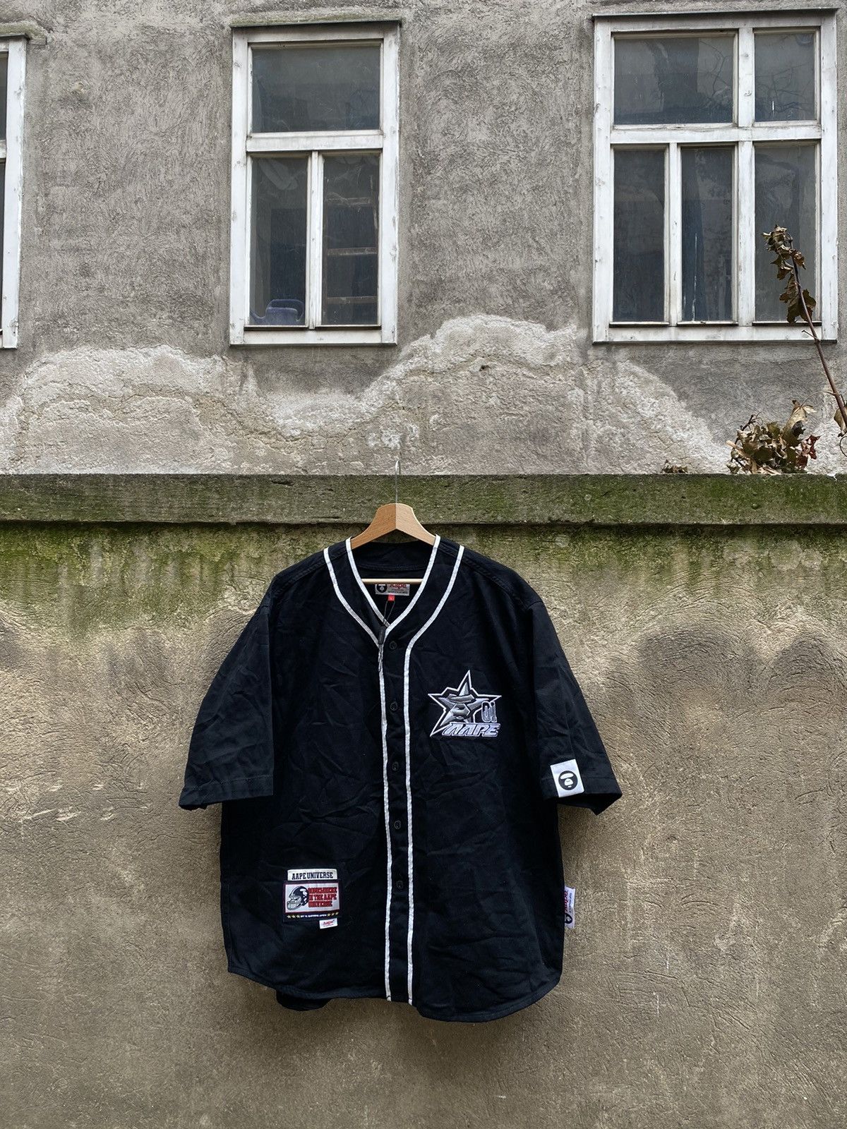 Aape Aape By Bathing Aape Big Back Embroidered Logo MLB Jersey Size US L / EU 52-54 / 3 - 1 Thumbnail