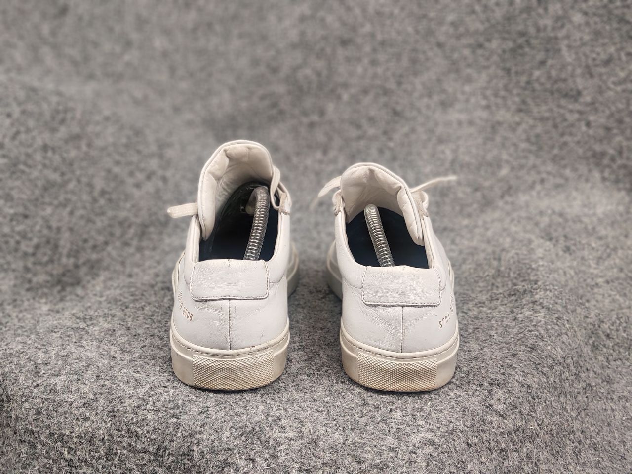 Common Projects Common Projects Achilles Low White Leather Lace Up Sneakers Size US 9 / IT 39 - 13 Thumbnail