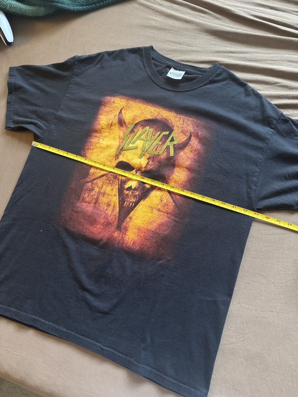 Vintage Vintage Slayer 2007 The Unholy Alliance Tour T Shirt Size XL Size US XL / EU 56 / 4 - 5 Thumbnail