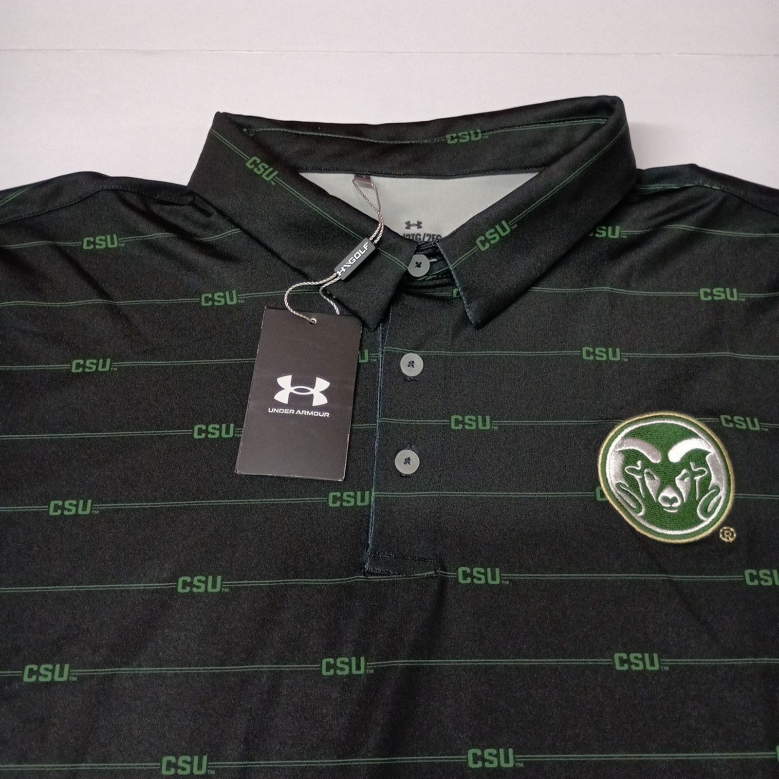 Under Armour Under Armour Colorado State Polo Shirt Men's Size 2XL Black Size US XXL / EU 58 / 5 - 2 Thumbnail