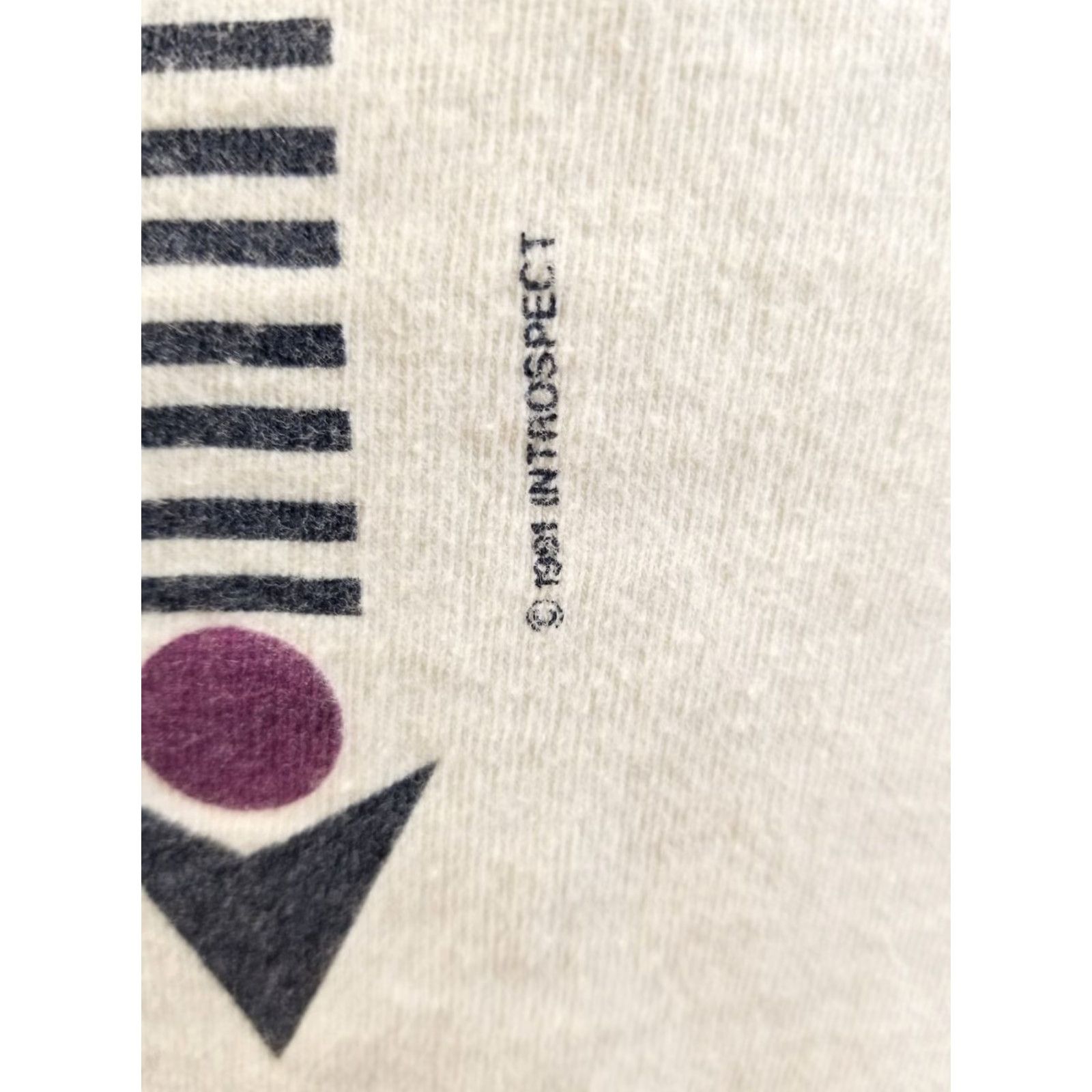 Vintage VINTAGE 1991 INTROSPECT HEAVY COTTON SINGLE STITCH T-SHIRT SZ LARGE Size US L / EU 52-54 / 3 - 3 Thumbnail