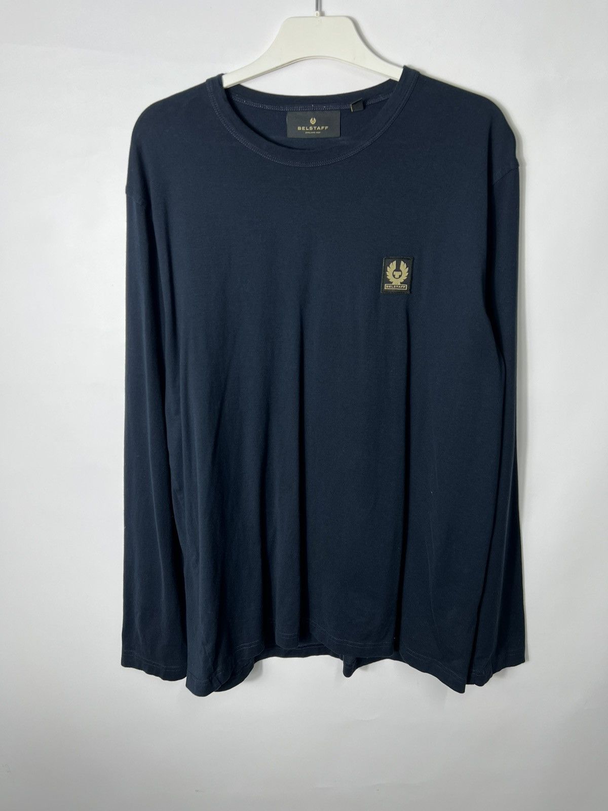 Belstaff Vintage streetwear designer Belstaff Navy Long Sleeve Size US XL / EU 56 / 4 - 1 Thumbnail