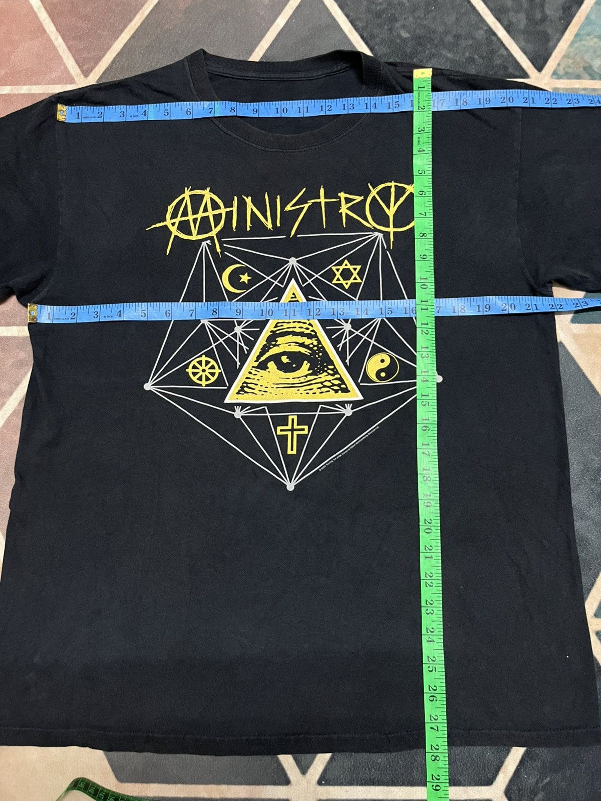 Band Tees 💥Vtg Y2K Ministry Band T Shirts Size US L / EU 52-54 / 3 - 8 Thumbnail