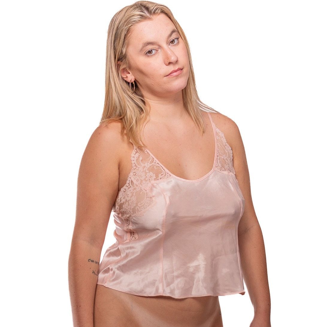 Vintage Vintage Y2K Victoria's Secret Blush Pink Cami Size ONE SIZE - 2 Thumbnail