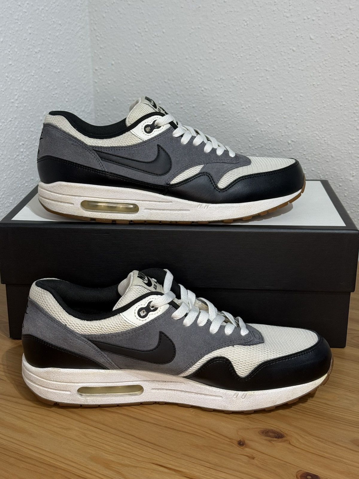 Nike Nike Air Max 1 Sail Dark Grey (2014) Size US 10 / EU 43 - 4 Thumbnail