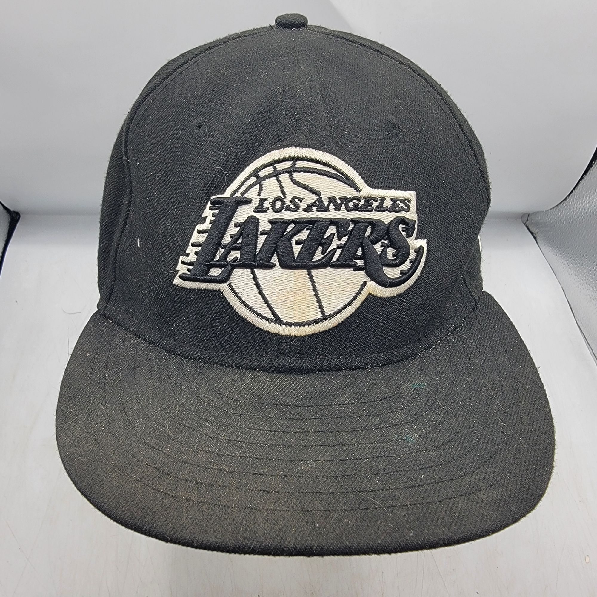 New Era New Era Los Angeles Lakers Adults Black Snapback Cap Hat Adj Size ONE SIZE - 1 Thumbnail