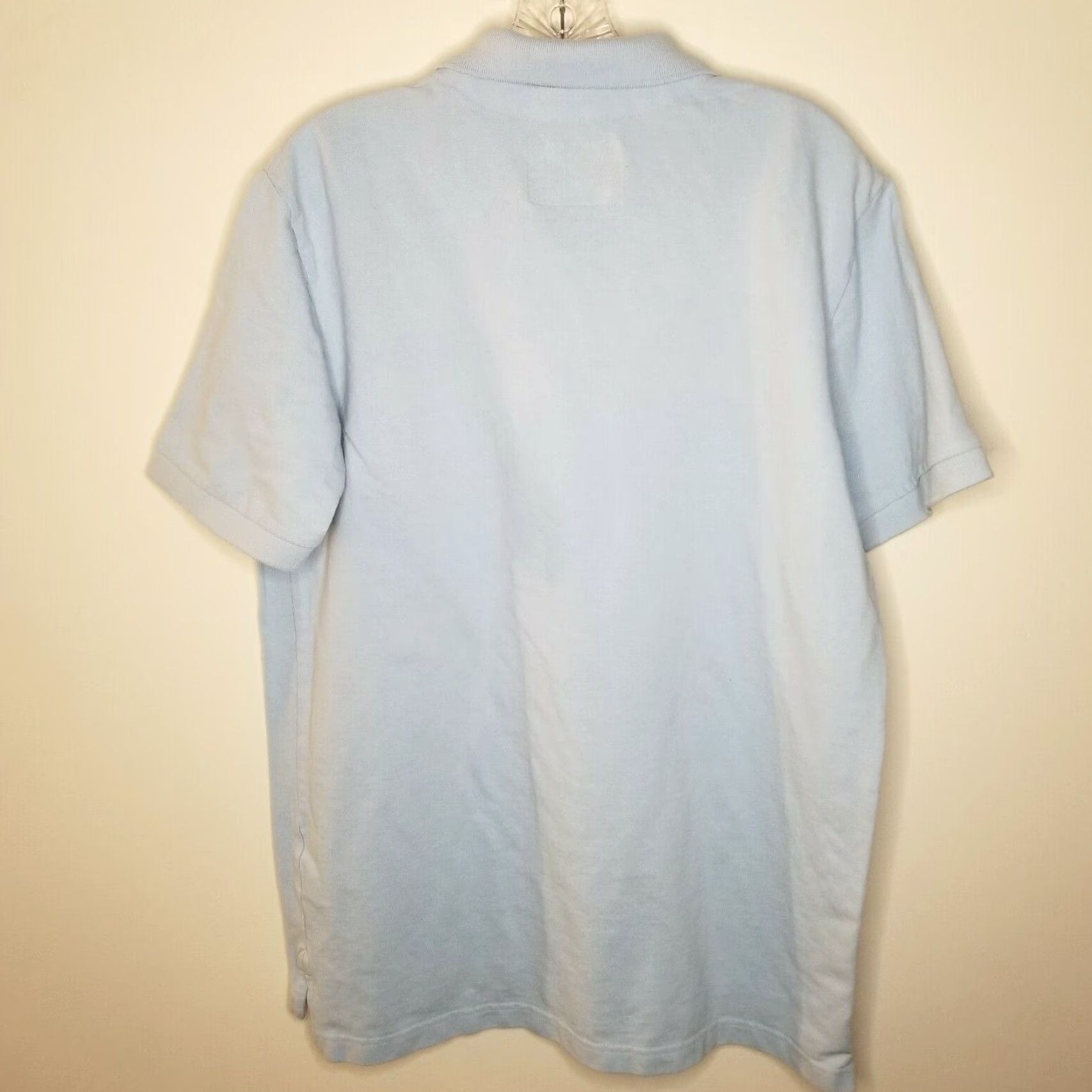 Ecko Unltd. Ecko Unltd. Men's Embroidered Polo Shirt Size L Light Blue Solid Logo Regular Fit Size US L / EU 52-54 / 3 - 5 Thumbnail