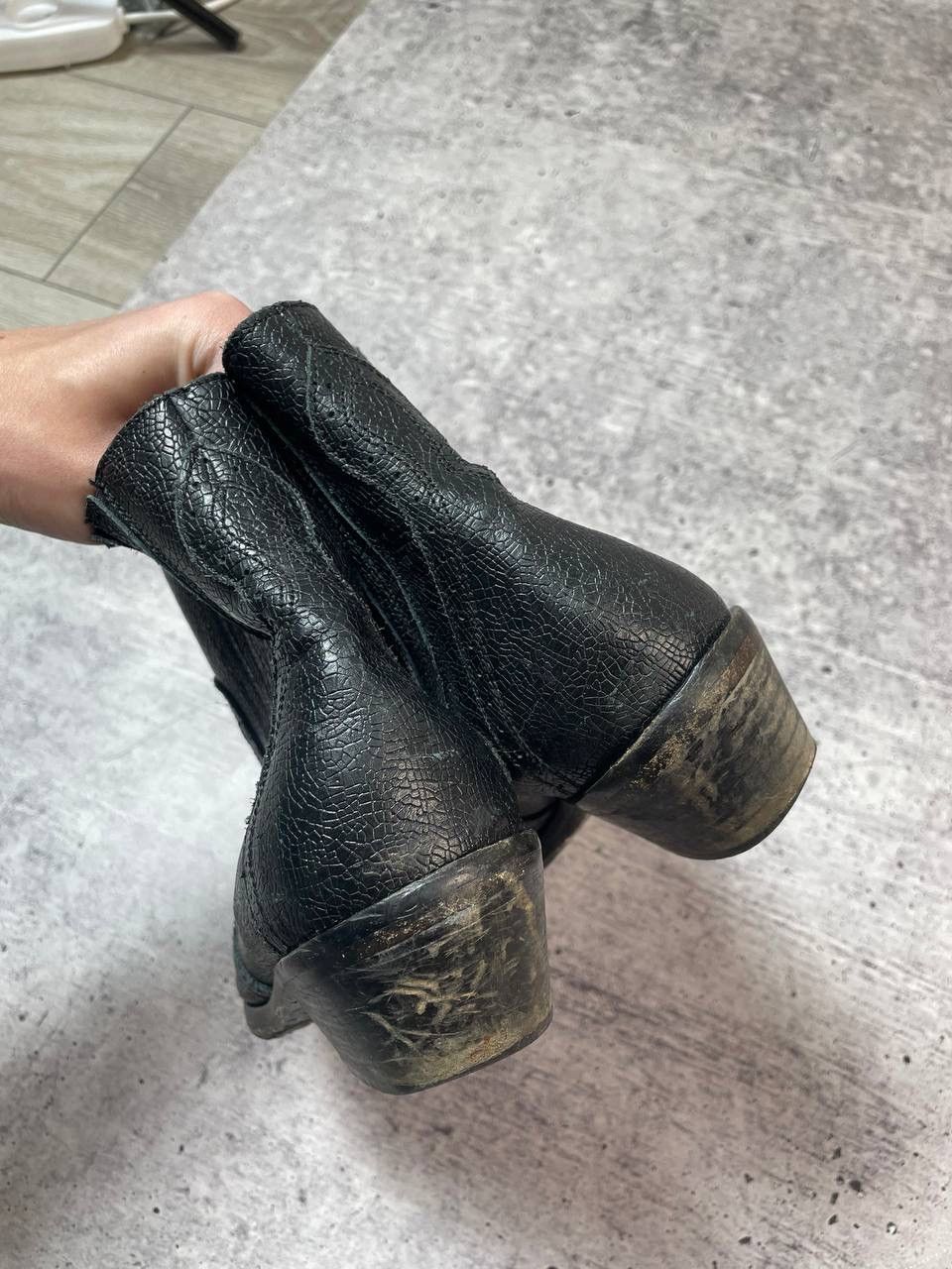 Vintage Vintage Cowboy Western Metal Cap Boots Avant Garde Y2K Size US 7 / EU 40 - 6 Thumbnail