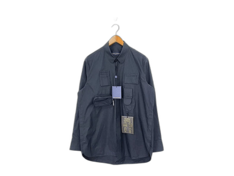 Louis Vuitton Louis Vuitton Louis Vuitton Black Tactical MultiPocket Shi Size US XS / EU 42 / 0 - 1 Thumbnail