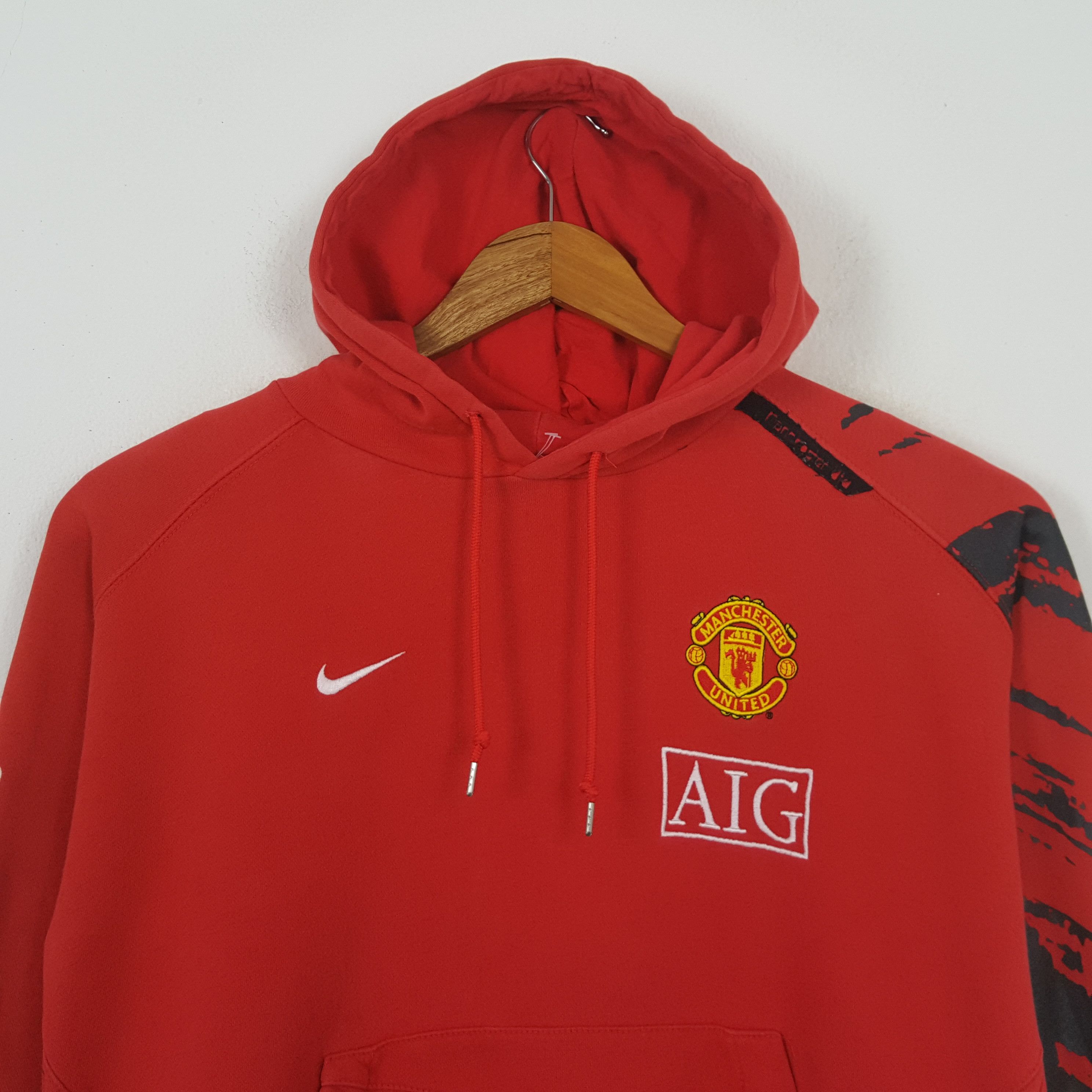 Nike Vintage Nike Manchester United Team Hoodie RR12 Size US M / EU 48-50 / 2 - 2 Thumbnail