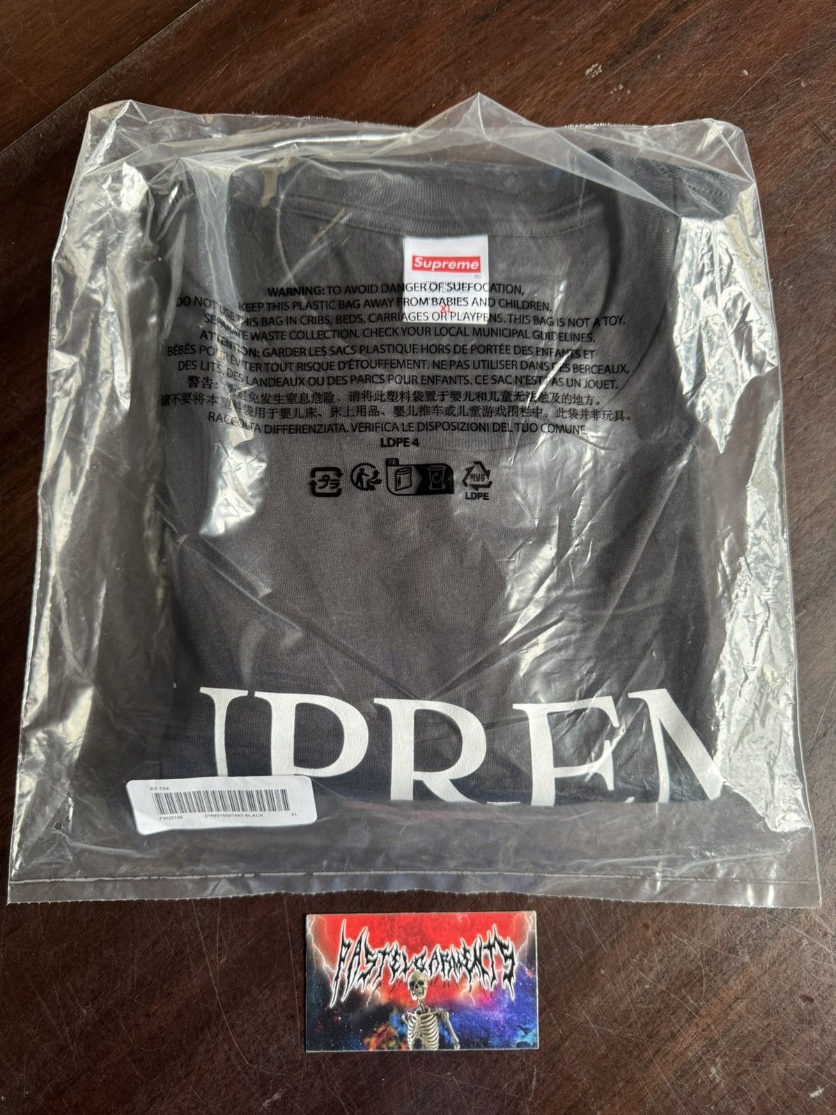 Supreme Supreme RX Tee Black Size US XL / EU 56 / 4 - 2 Thumbnail