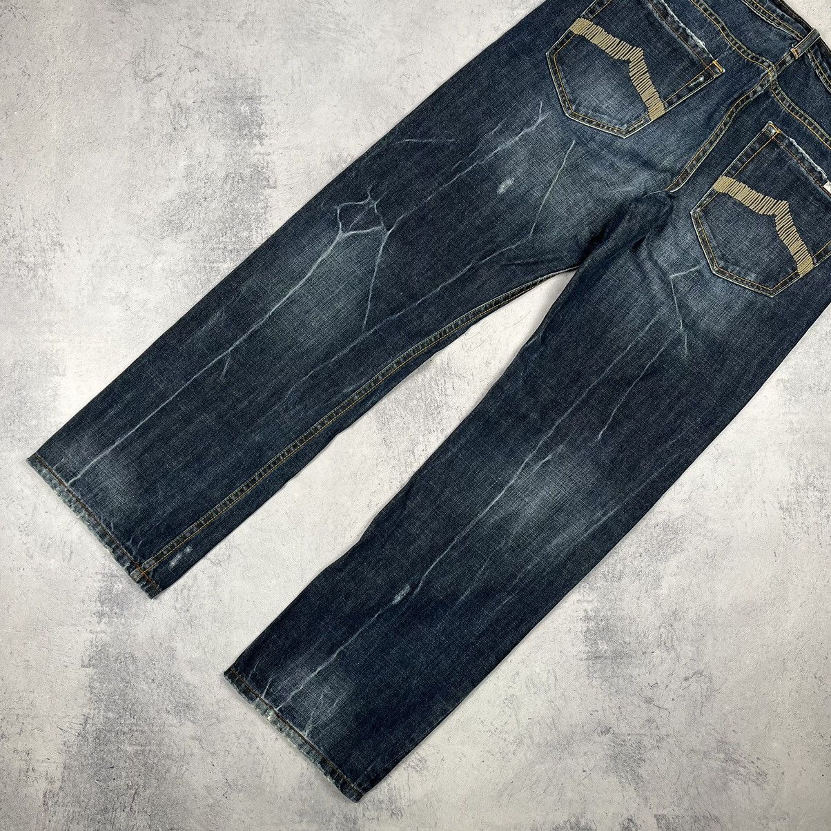 Emporio Armani Vintage Armani Exchange rare big logo jeans 90’s Size US 34 / EU 50 - 3 Thumbnail