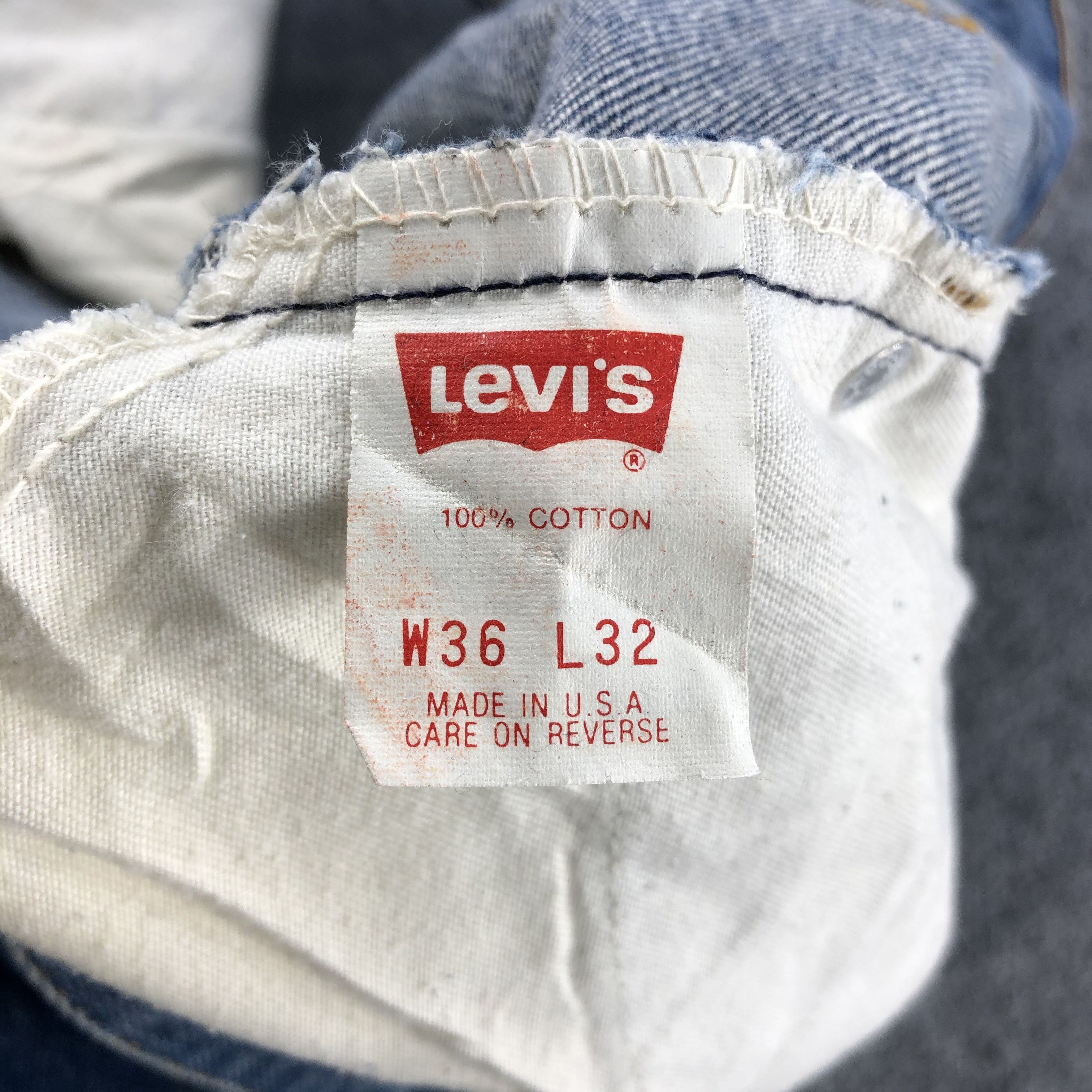 Levi's × Vintage Vintage 90s Blue Wash Levis 509 Jeans-J2266 Size US 36 / EU 52 - 10 Thumbnail