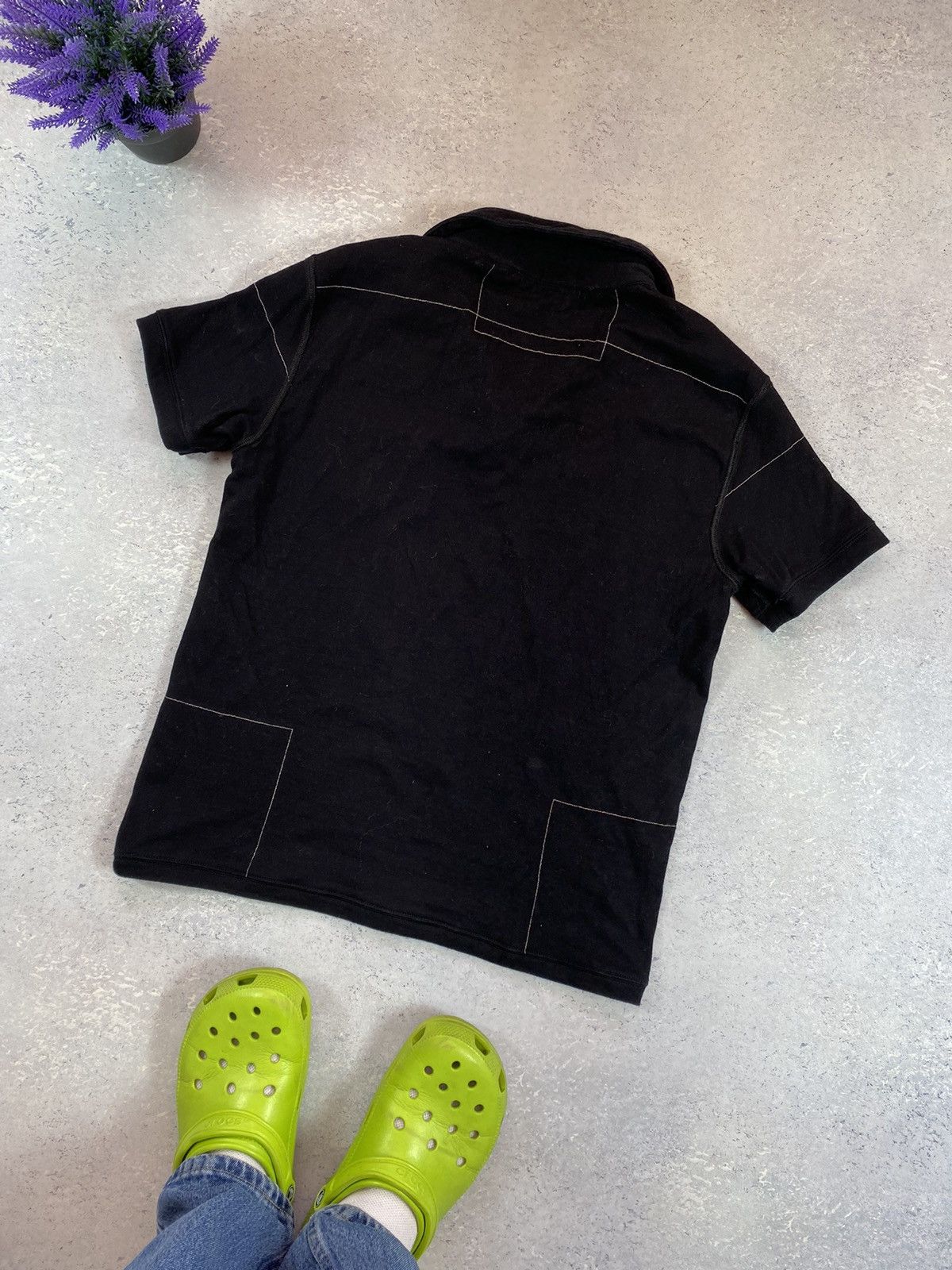 Armani Exchange Armani Exchange Men’s Black Polo Shirt Size Medium Size US M / EU 48-50 / 2 - 4 Thumbnail