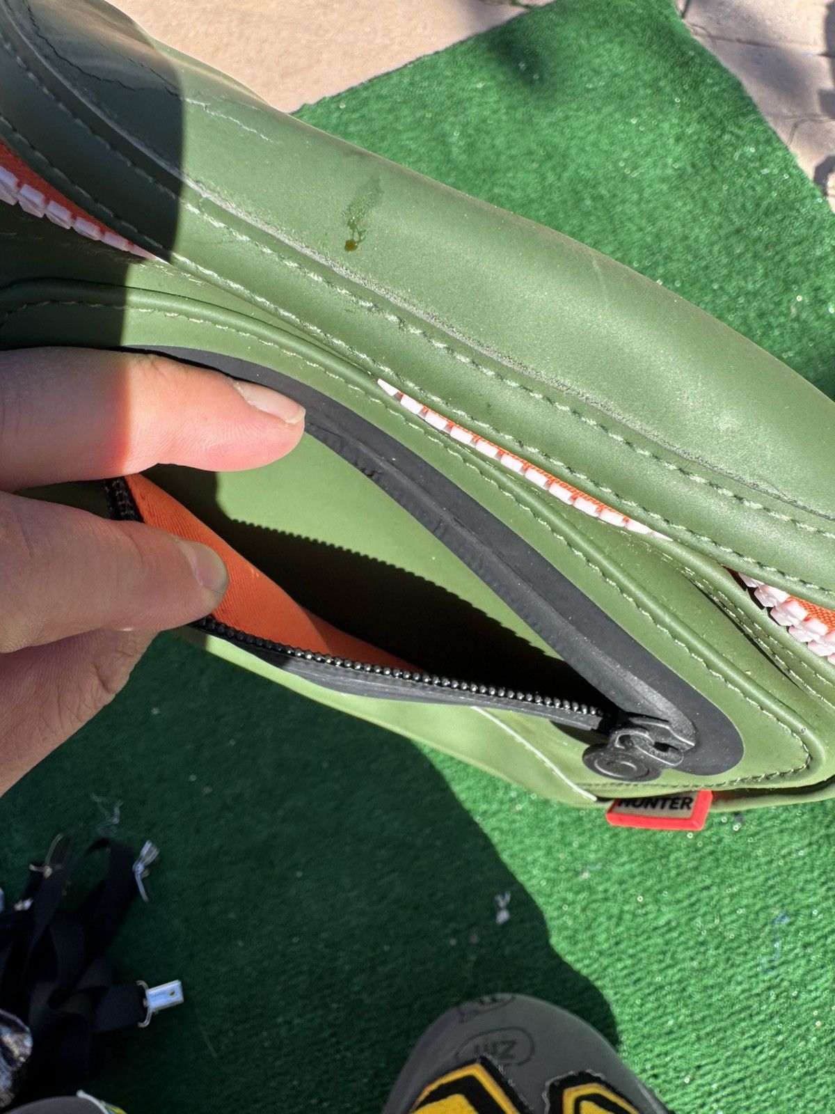 Hunter Hunter Green Waist Bag w/ Orange Accents Size ONE SIZE - 5 Thumbnail