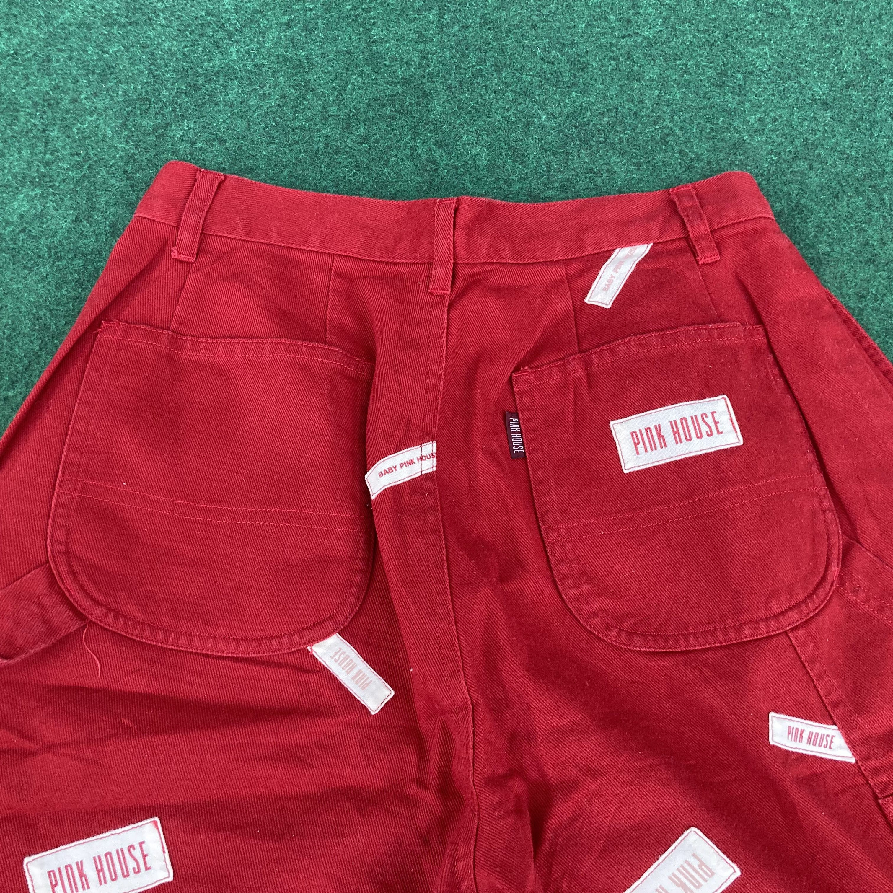 Pink House Vtg Pink House Women Short Sz 26 Red Jorts Size 26" / US 2 / IT 38 - 8 Thumbnail