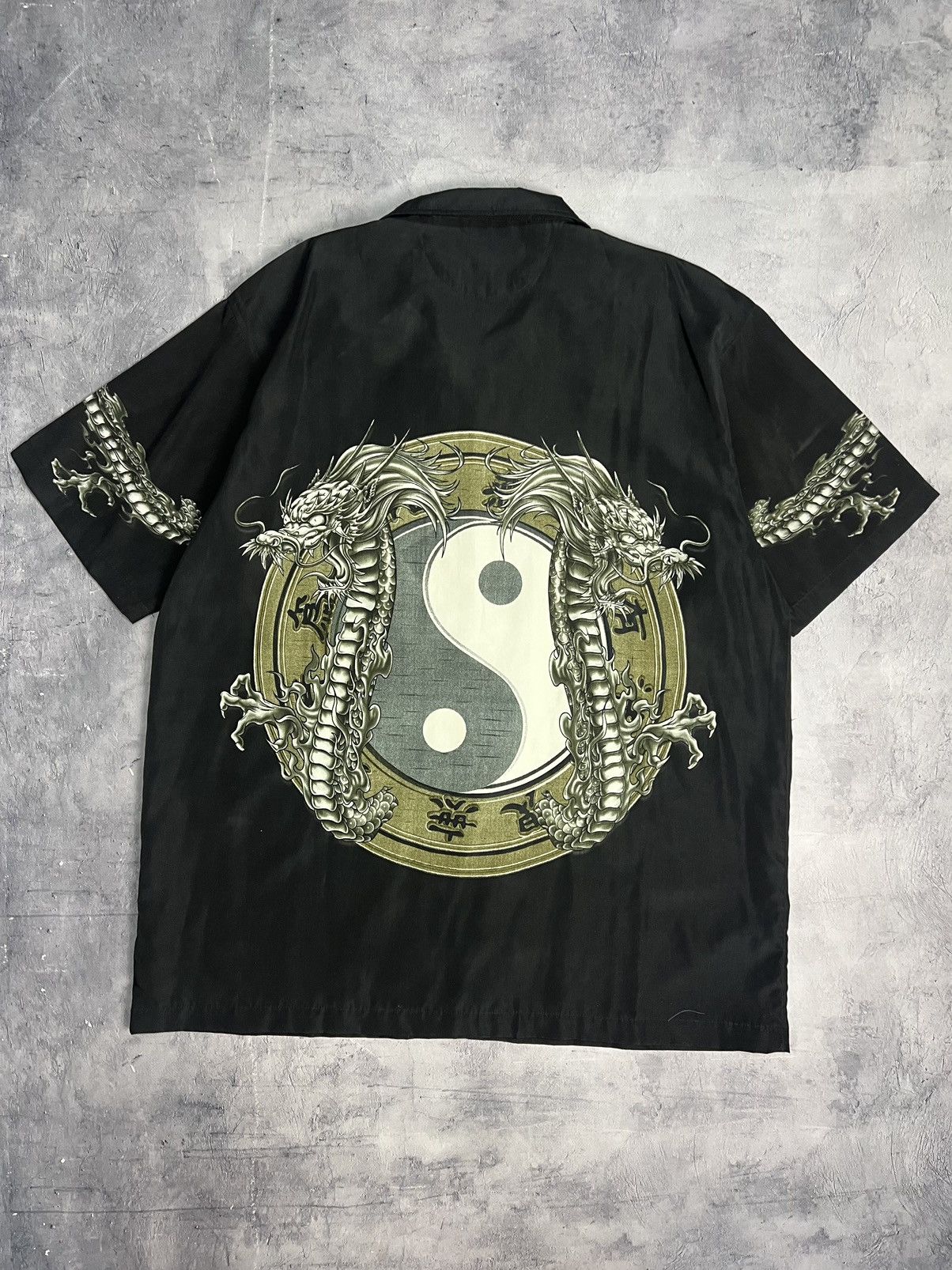 If Six Was Nine × Japanese Brand Dnon Jeans Dragon Shirts Size US L / EU 52-54 / 3 - 7 Thumbnail