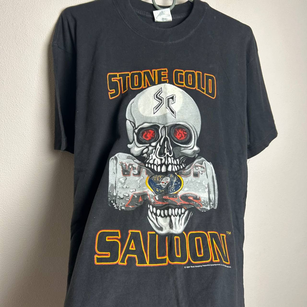 WWE Vintage Stone Cold 1999 Big logo WWE Wrestling tee Size US M / EU 48-50 / 2 - 3 Thumbnail