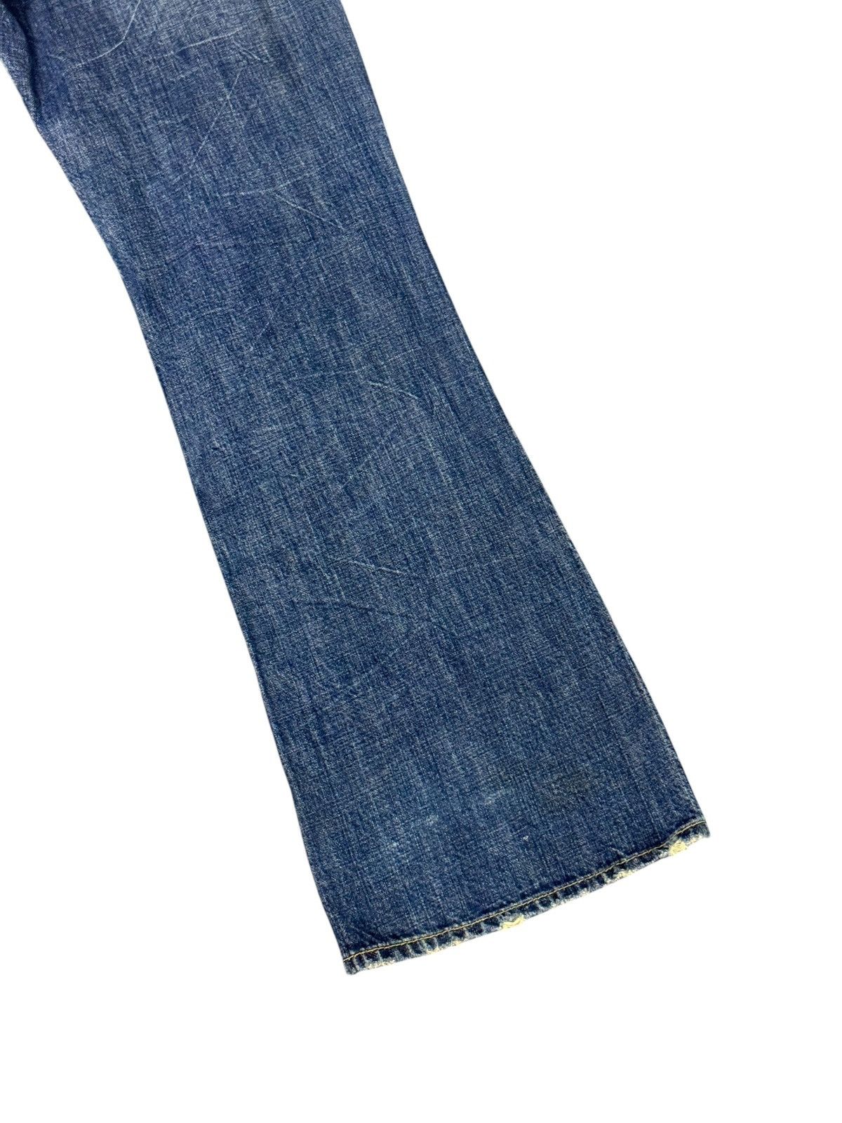 Japanese Brand Flare Jeans Bartack Distress Boot Cut amiri lgb dior 3🟦5 Size US 31 - 14 Thumbnail
