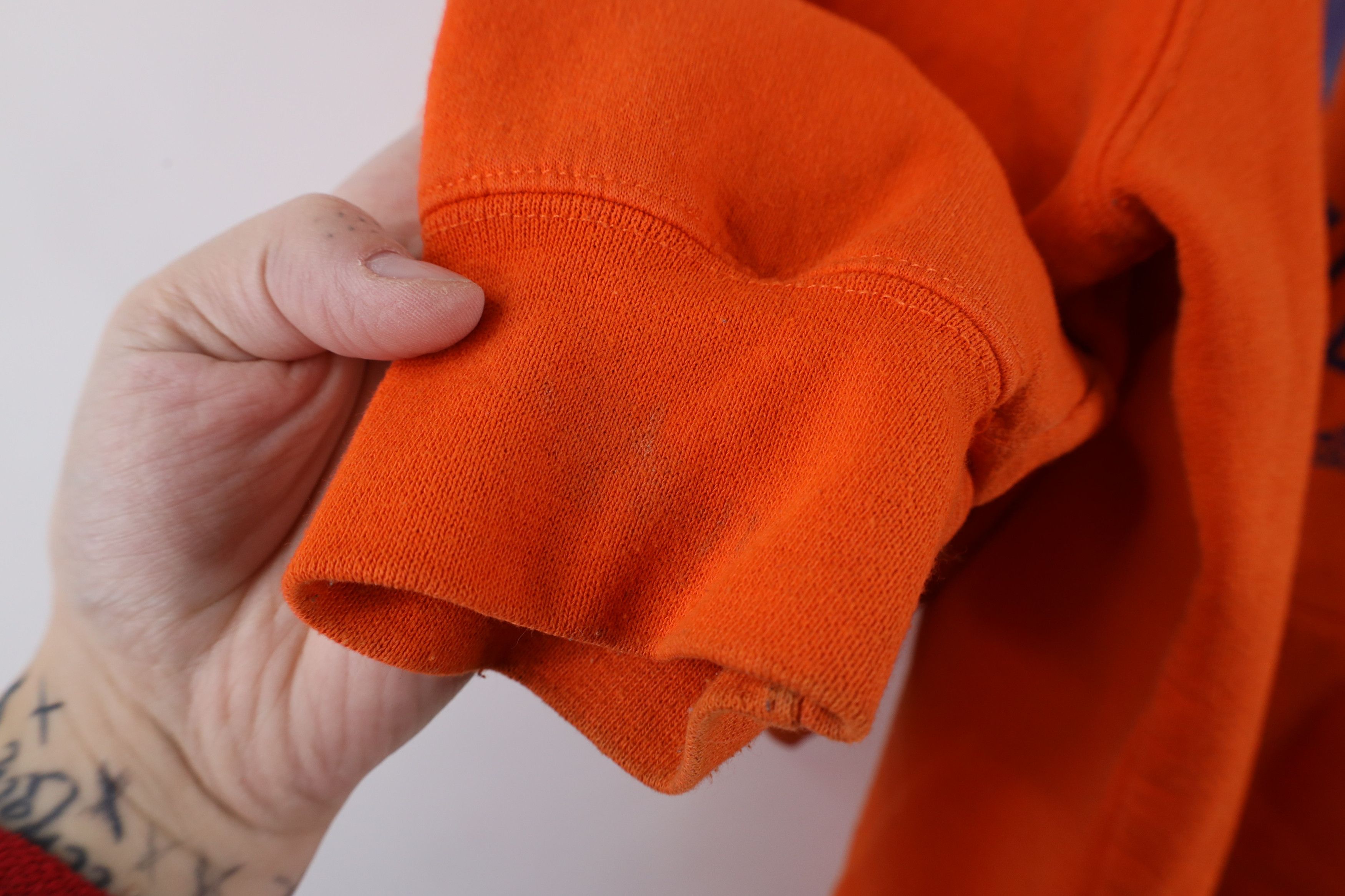 Adidas × Vintage Vintage Adidas Clemson University Football Hoodie Orange Size US M / EU 48-50 / 2 - 10 Thumbnail