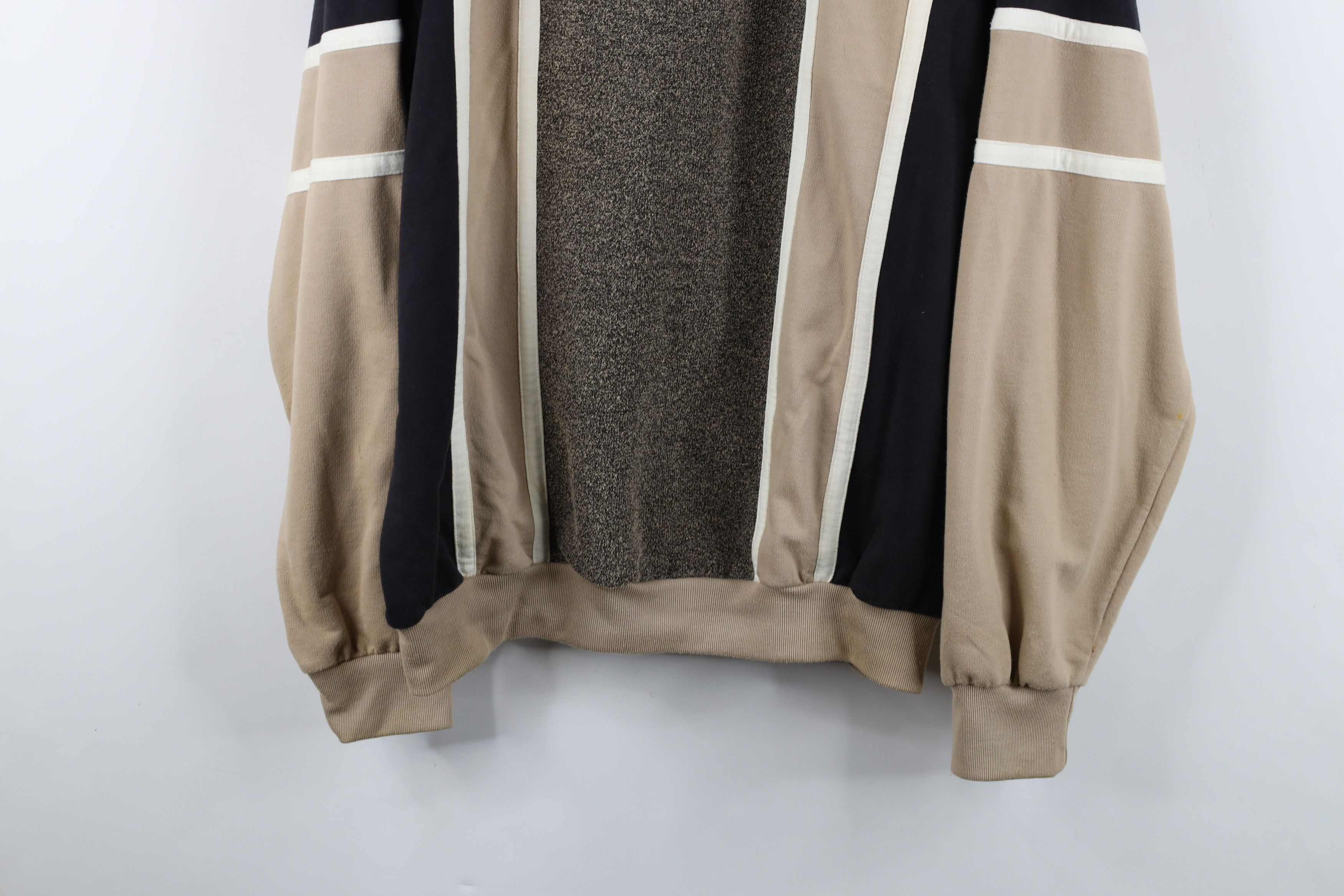 Vintage Vintage 90s Streetwear Block Panel Long Sleeve Pullover Polo Size US L / EU 52-54 / 3 - 3 Thumbnail