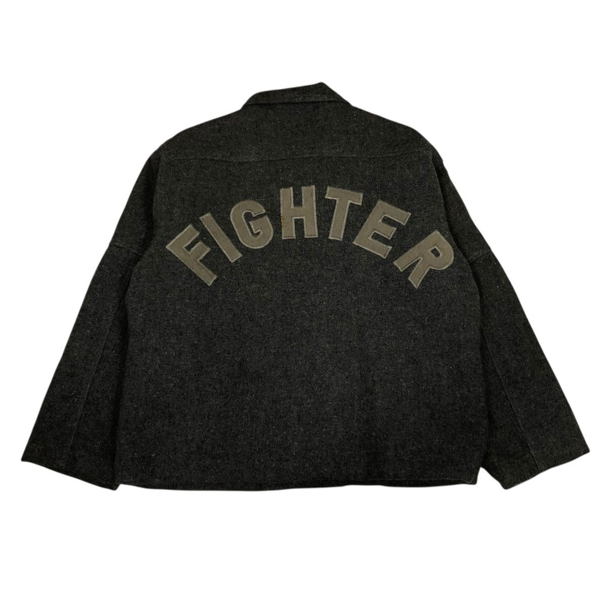 Hysteric Glamour 🔥VINTAGE WOOL BOMBER JACKET KEARNEY HOUSE FULLPATCH BIG LOGO Size US M / EU 48-50 / 2 - 1 Thumbnail
