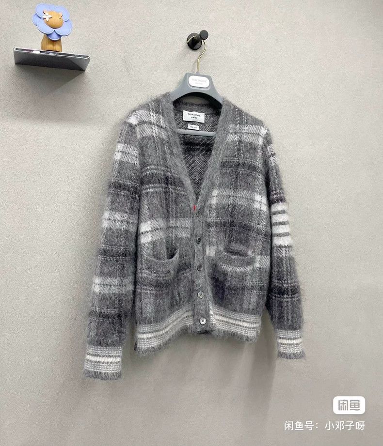Thom Browne Thom Browne Size 0 23 gray knitted cardigans jacket 2503-Ne Size XS / US 0-2 / IT 36-38 - 3 Thumbnail