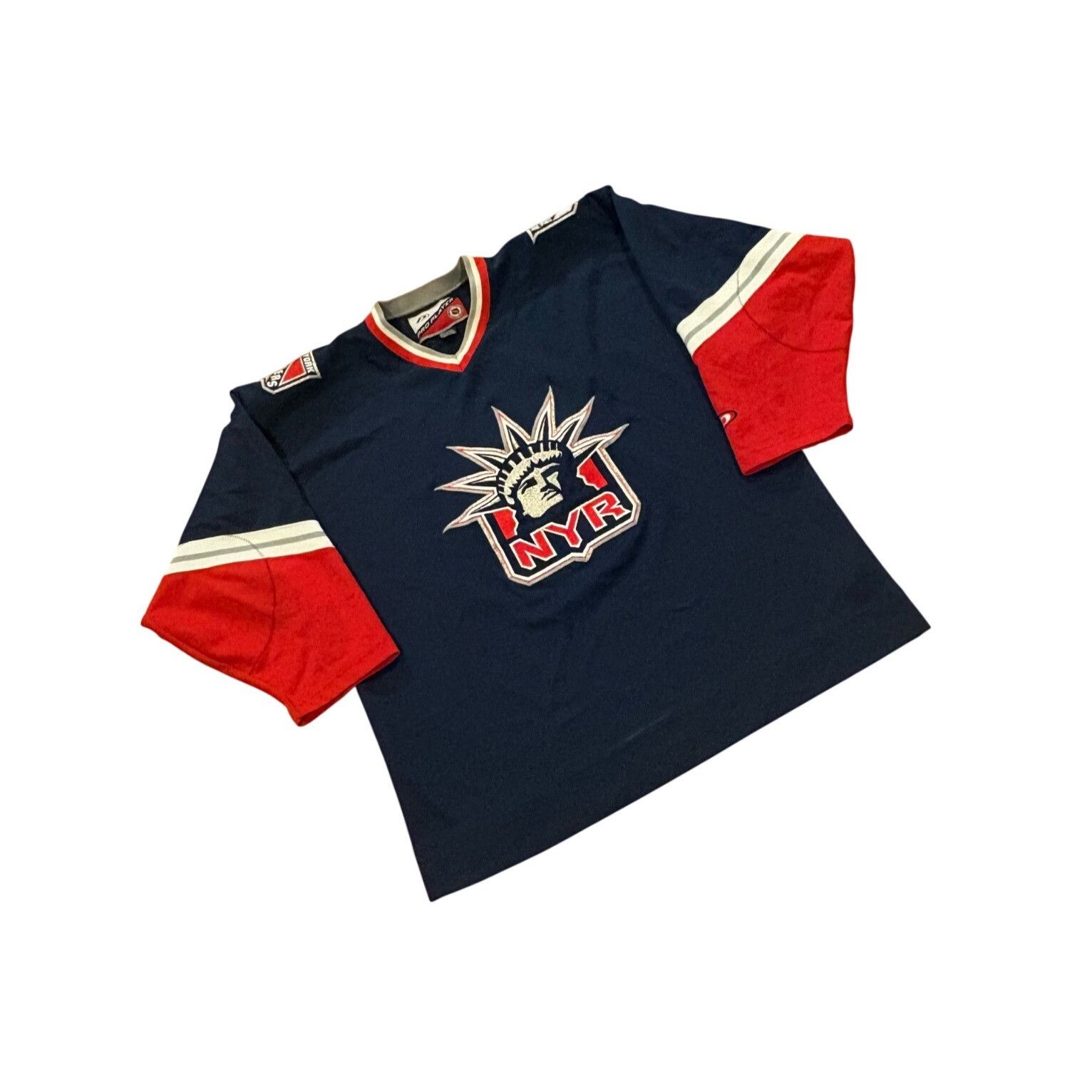 Pro Player Vintage 90s Pro Player New York Rangers Lady Liberty NHL Hoc Size US L / EU 52-54 / 3 - 3 Thumbnail