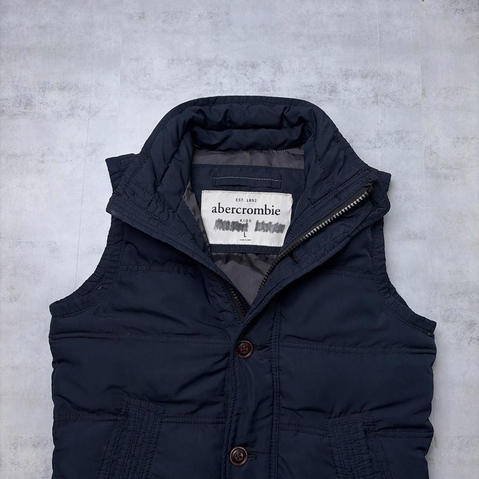 Abercrombie & Fitch Y2K Navy Abercrombie & Fitch Grunge Puffer Vest Size M / US 6-8 / IT 42-44 - 3 Thumbnail