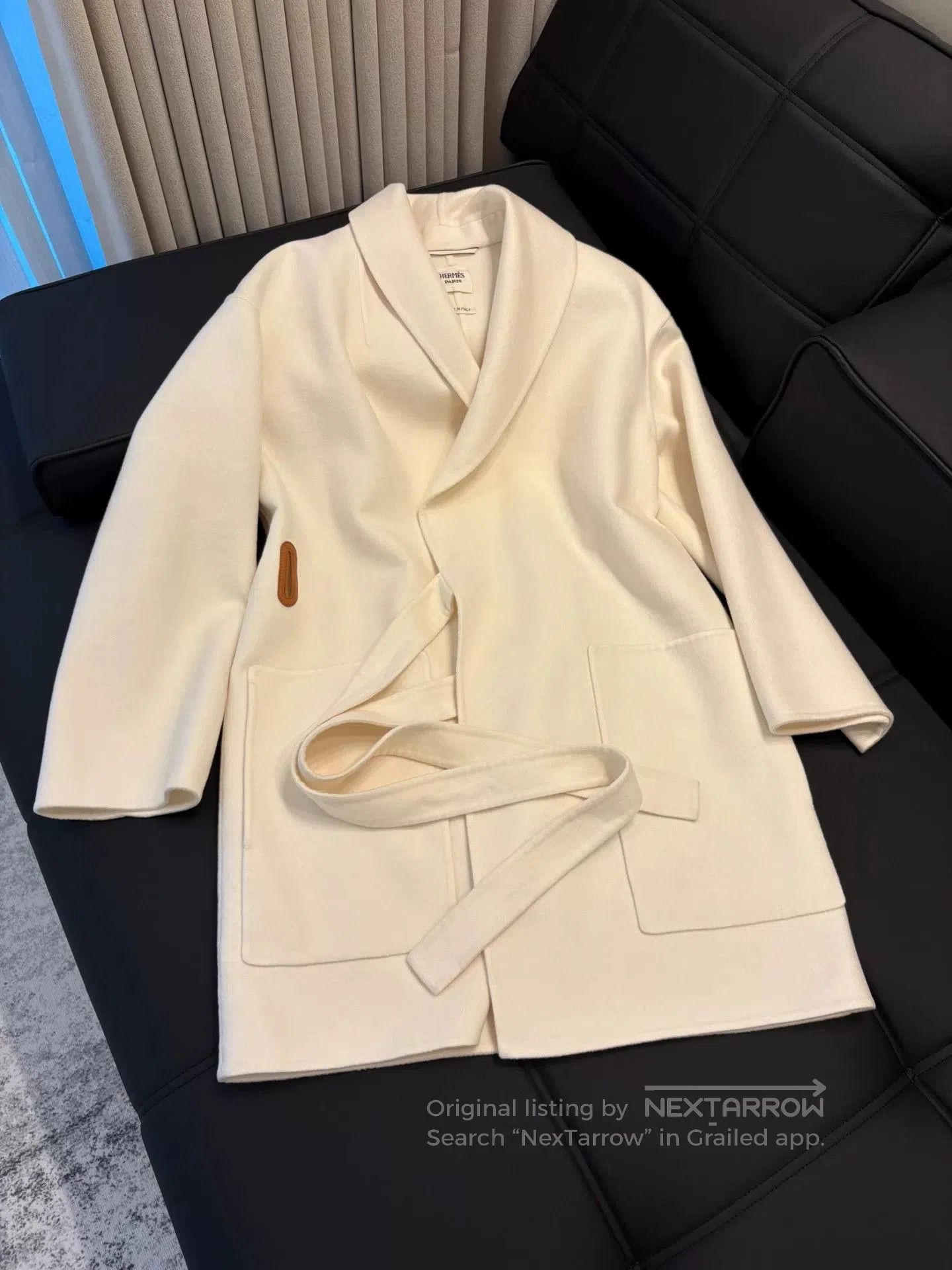 Hermes Hermes Belted Coat Size 34. Size US XS / EU 42 / 0 - 2 Thumbnail