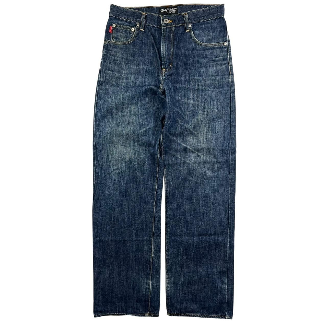 Stussy Vintage 2000s Stussy Embroidered Jeans - Waist: 31” Size US 31 - 2 Thumbnail