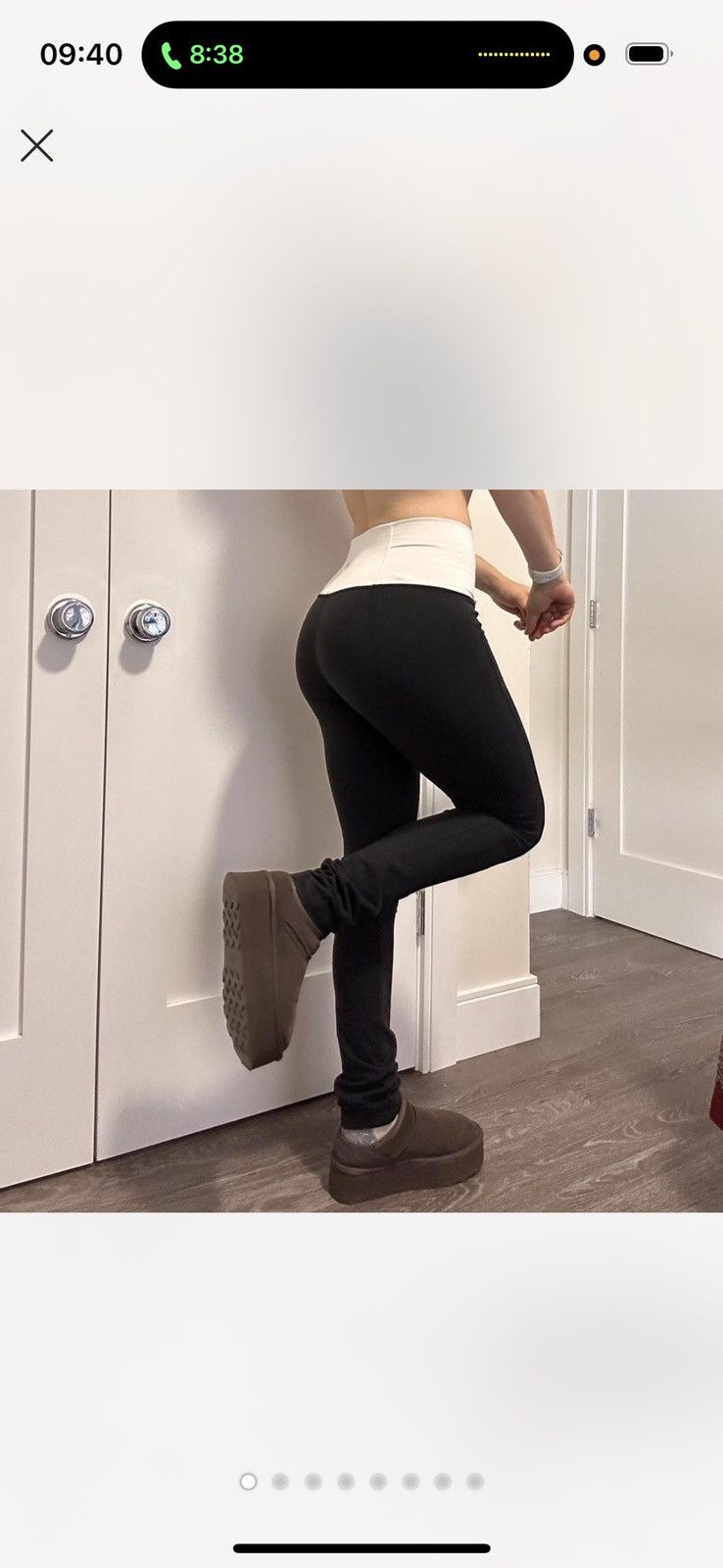 Lululemon Vintage Lululemon Black Leggings with Wide Band! 🤍🖤 Size 28" / US 6 / IT 42 - 1 Thumbnail