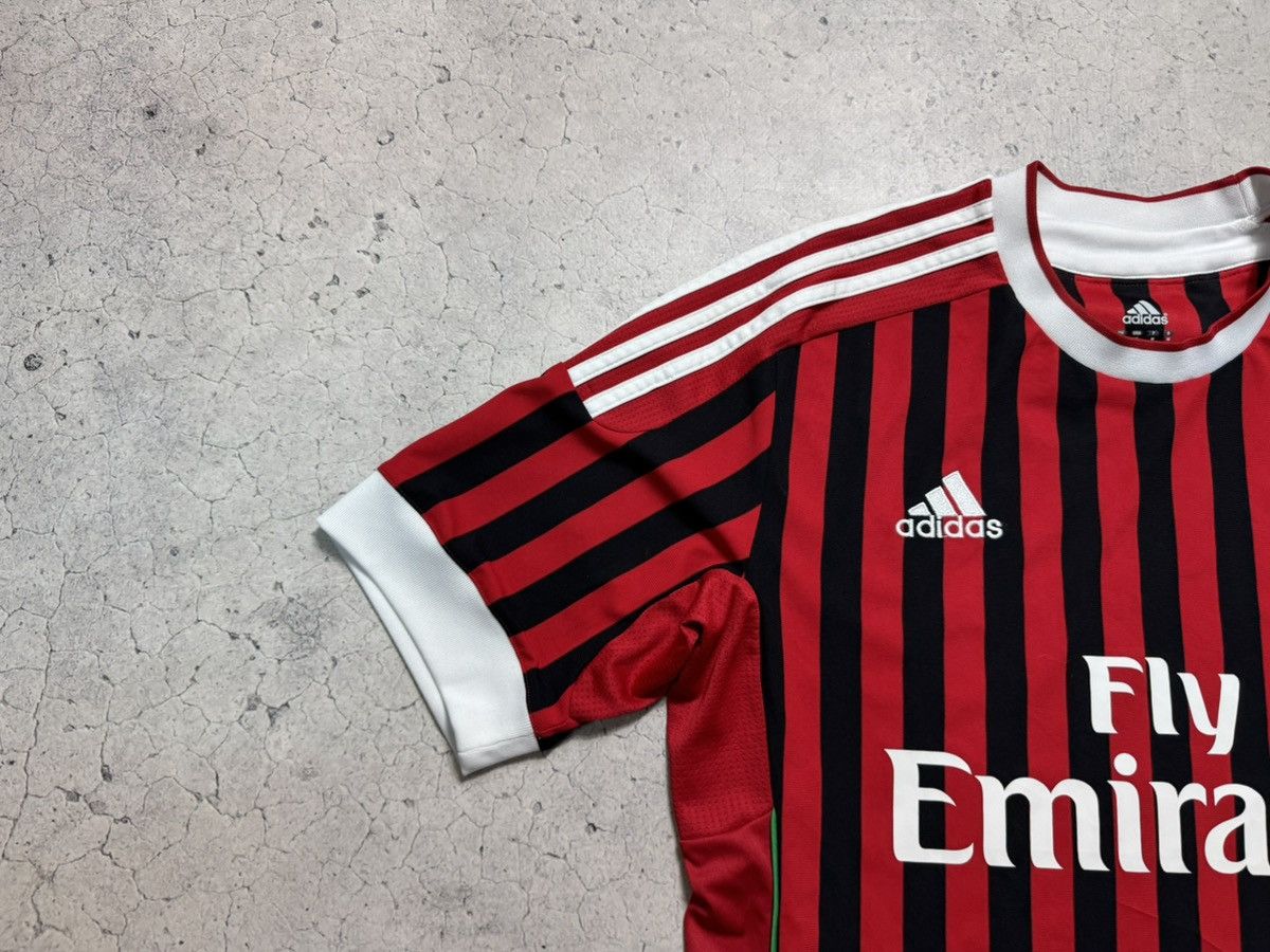 Adidas Adidas FC AC Milan 2012/2013 Soccer Jersey Vintage Retro Size US M / EU 48-50 / 2 - 3 Thumbnail