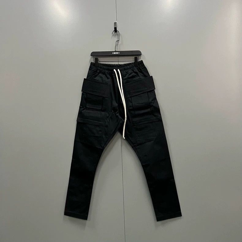 Rick Owens Double-ring multi-pocket slacks-2506