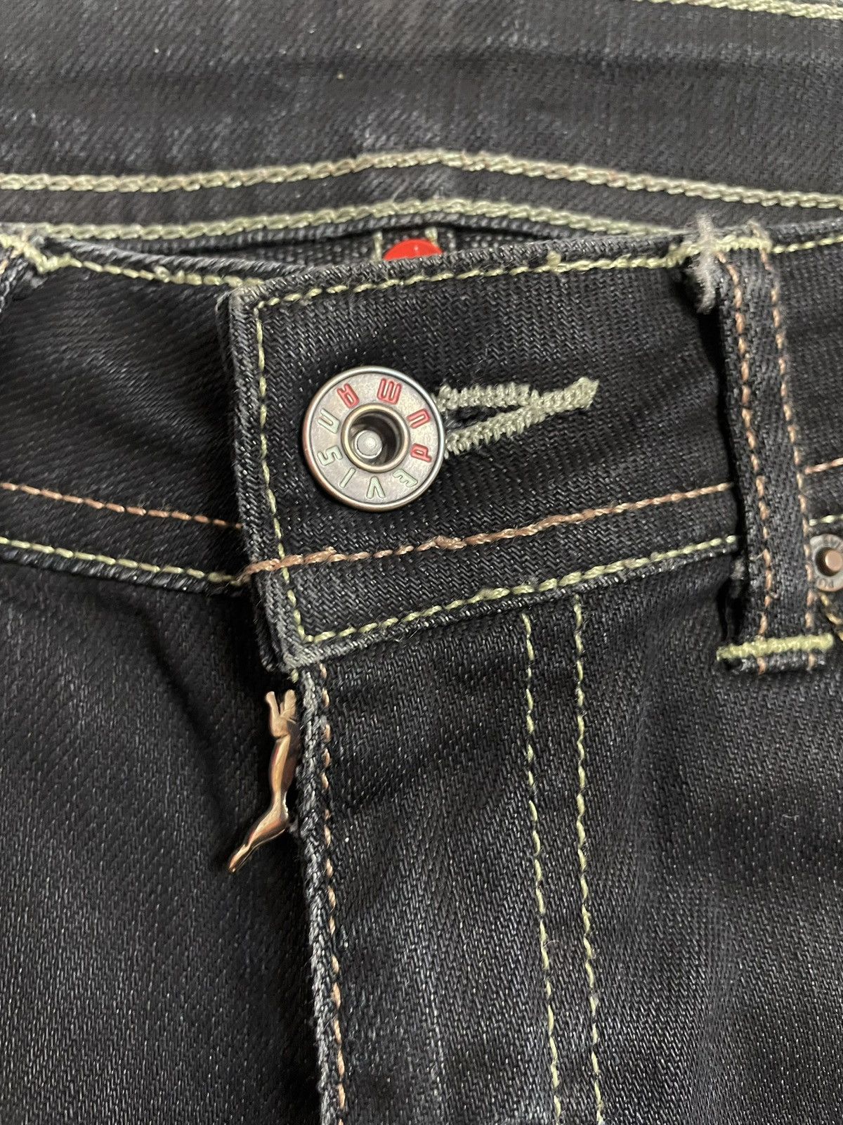 Evisu Evisu x Puma vintage black jeans seagulls Y2K Size US 28 / EU 44 - 7 Thumbnail