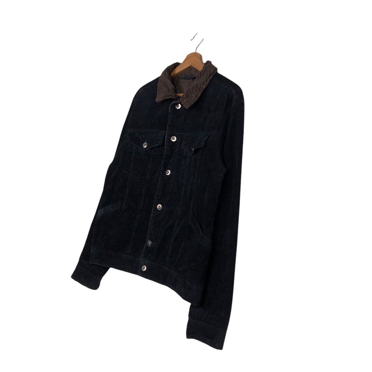 Japanese Brand 📌Vtg Trucker Corduroy Jacket Unknown Blanket Issey Miyake Size US L / EU 52-54 / 3 - 3 Thumbnail