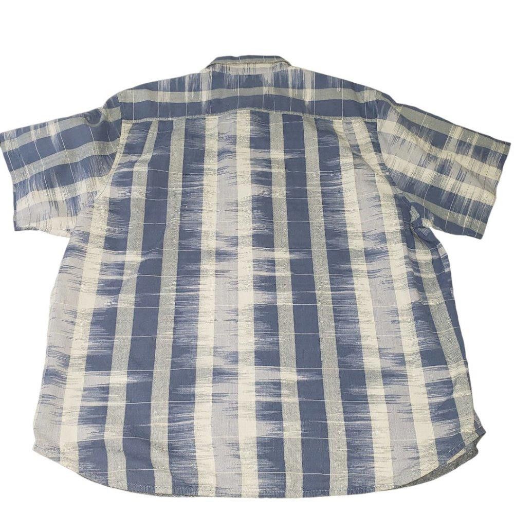 Tommy Bahama CT386 Tommy Bahama Blue & White Shirt XXL Size US XXL / EU 58 / 5 - 2 Thumbnail