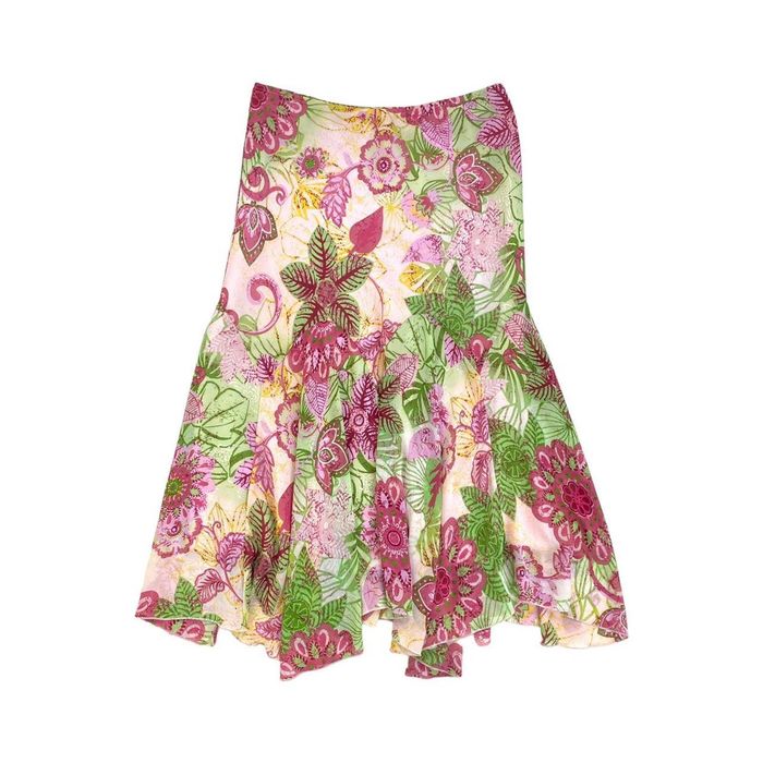 Marks And Spencer Per Una Floral Mandala Asymmetrical Mid Rise Maxi ...