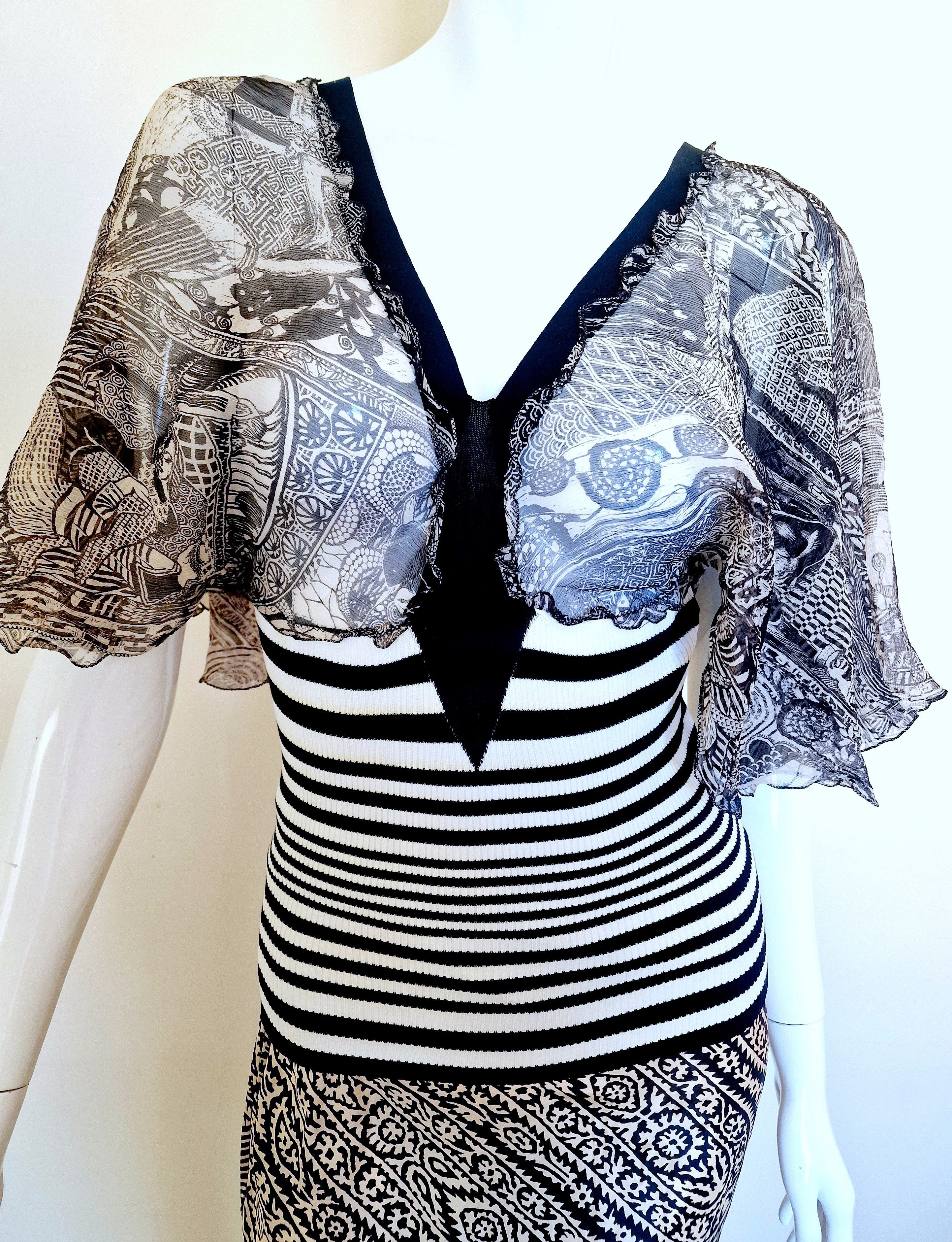Jean Paul Gaultier Jean Paul Gaultier Erotic Silk Sailor Sex Butterfly Tee Top Size M / US 6-8 / IT 42-44 - 2 Thumbnail