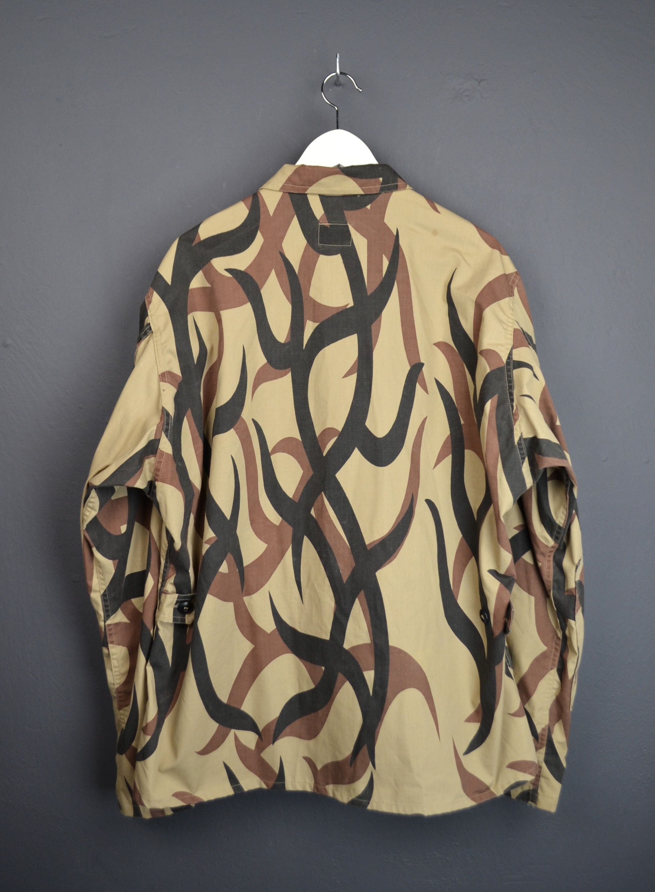 Vintage 90s Brigade Quartermasters ASAT Tribal Camo BDU Jacket L Size US L / EU 52-54 / 3 - 8 Thumbnail
