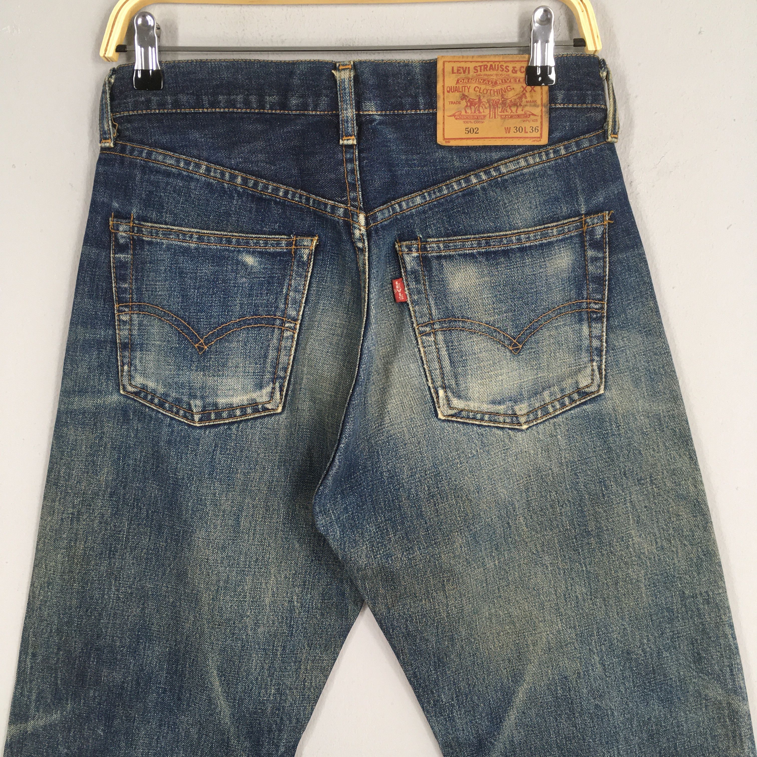 Levi's Size 29x28.5 Vintage 90's Levi's 502 Big E LVC Jeans S1959 Size US 29 - 9 Thumbnail