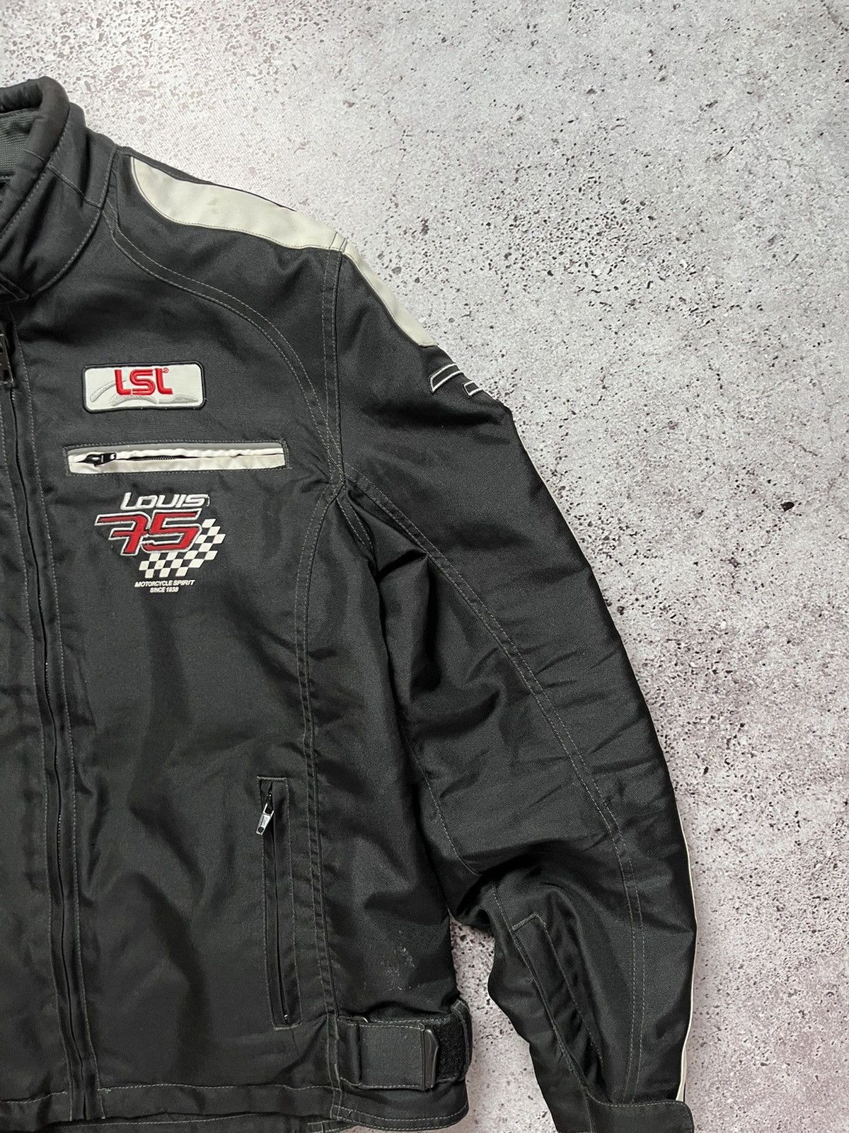 Vintage 🚘Vintage Bridgestone Louis 75 Motorcycle Racing Jacket Size US XL / EU 56 / 4 - 5 Thumbnail
