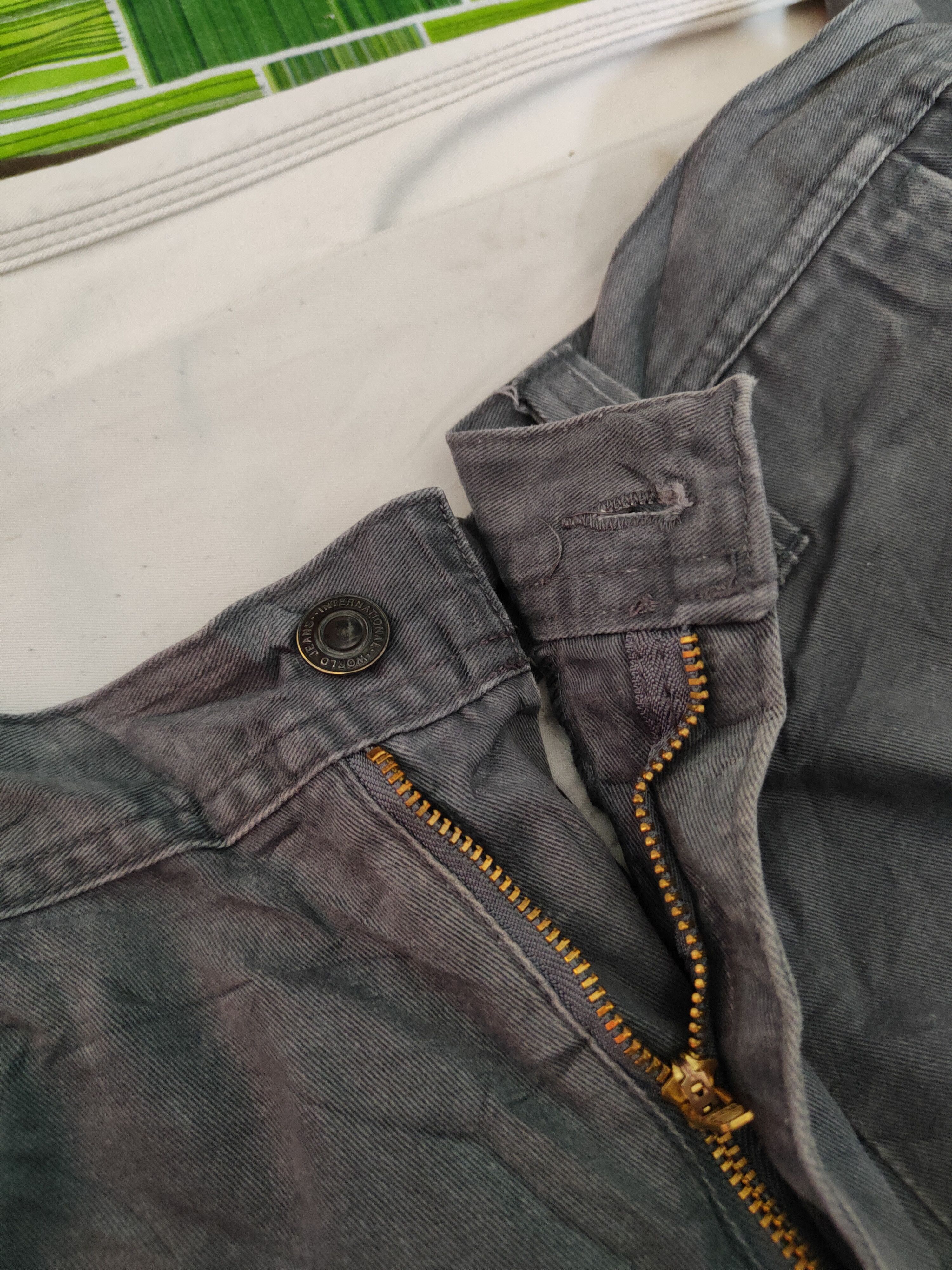 Japanese Brand Evenriver Dark Gray Faded Multipocket Cargo Pants #S1315 Size US 34 / EU 50 - 14 Thumbnail